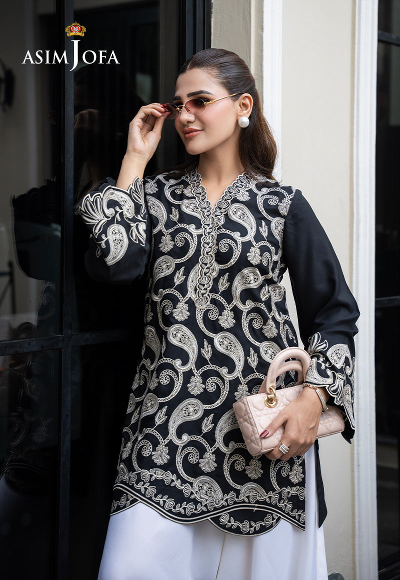ASIM JOFA - AJLPE-05 EMBROIDERED EXCLUSIVE SILK STITCHED 2PCS — outfit view 4