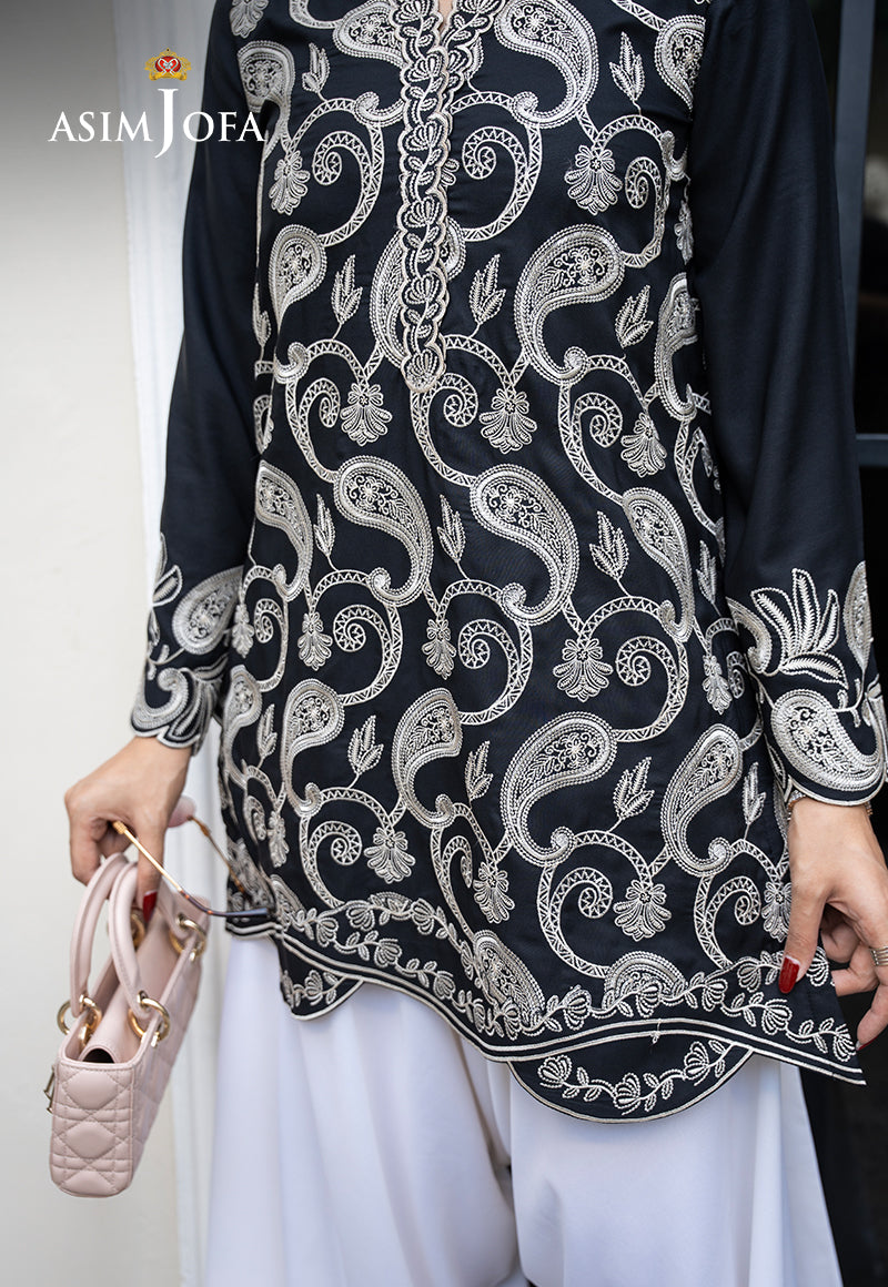 ASIM JOFA - AJLPE-05 EMBROIDERED EXCLUSIVE SILK STITCHED 2PCS — outfit view 7