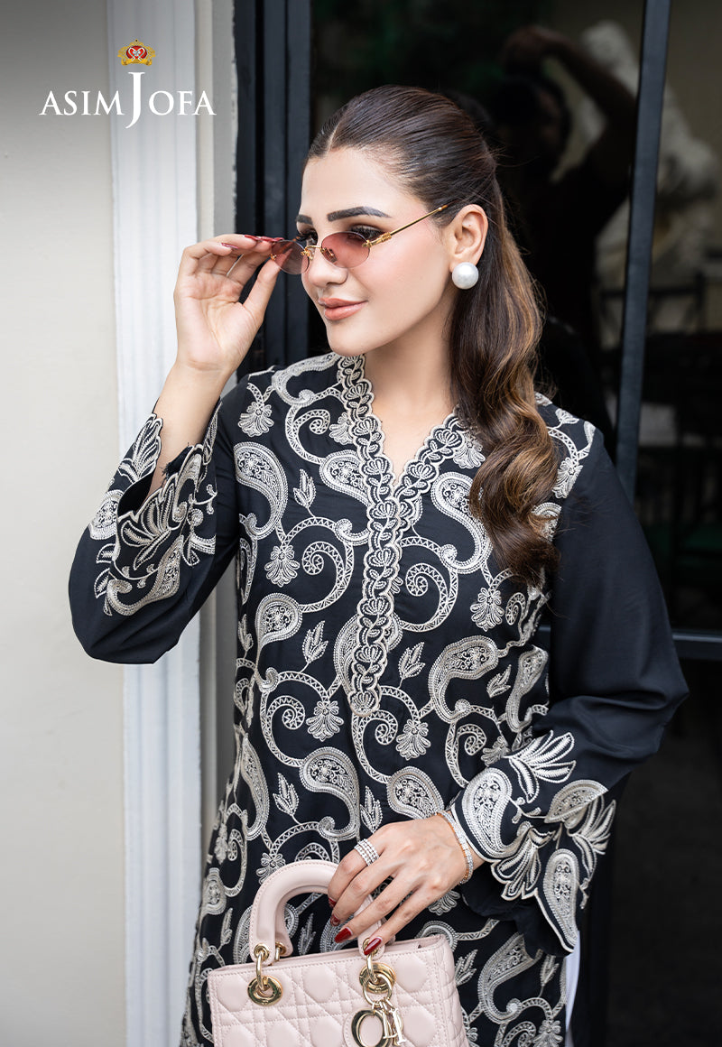 ASIM JOFA - AJLPE-05 EMBROIDERED EXCLUSIVE SILK STITCHED 2PCS — outfit view 8