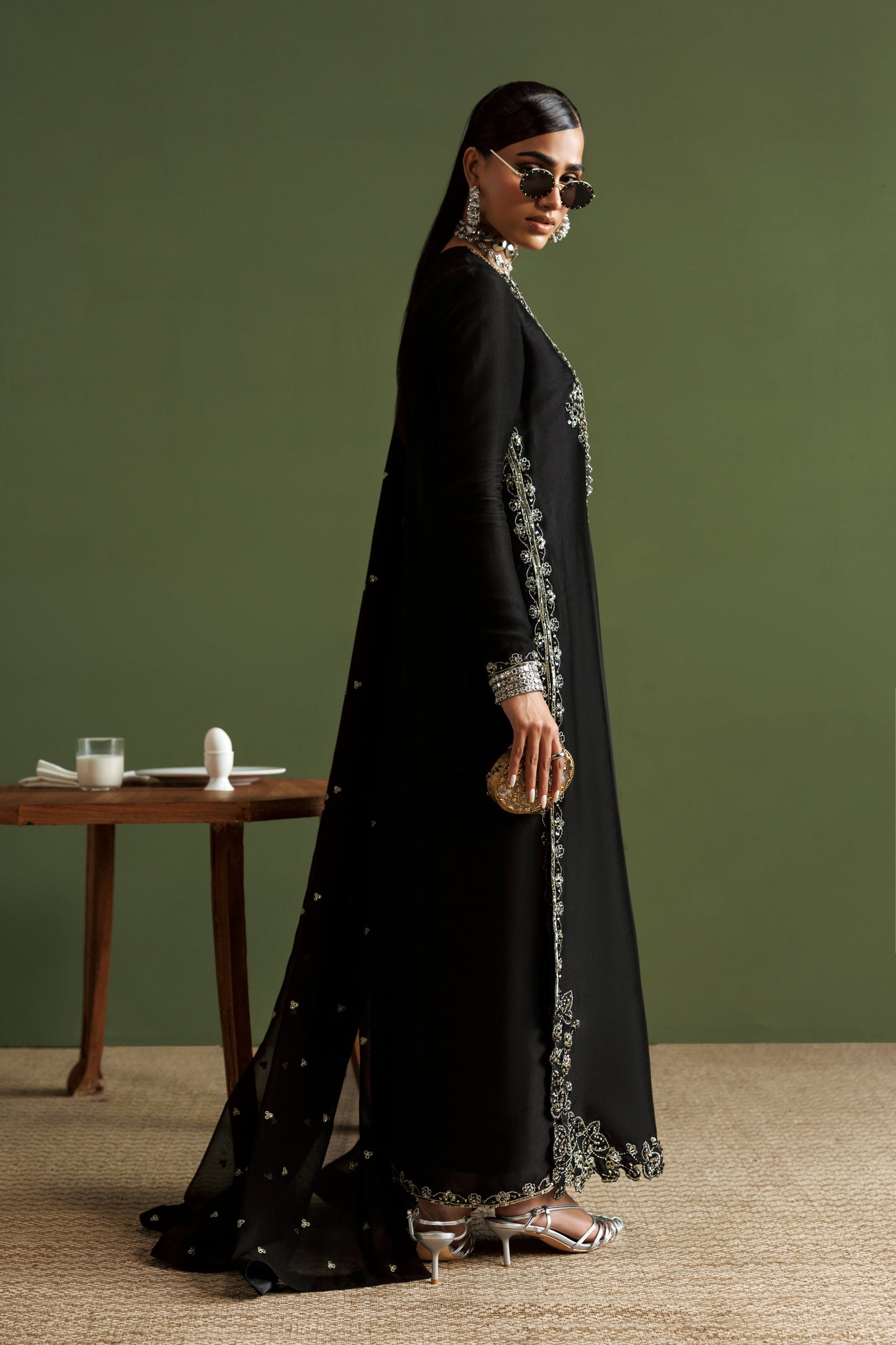 Akbar Aslam Zeen - stitched formal outfit view 3