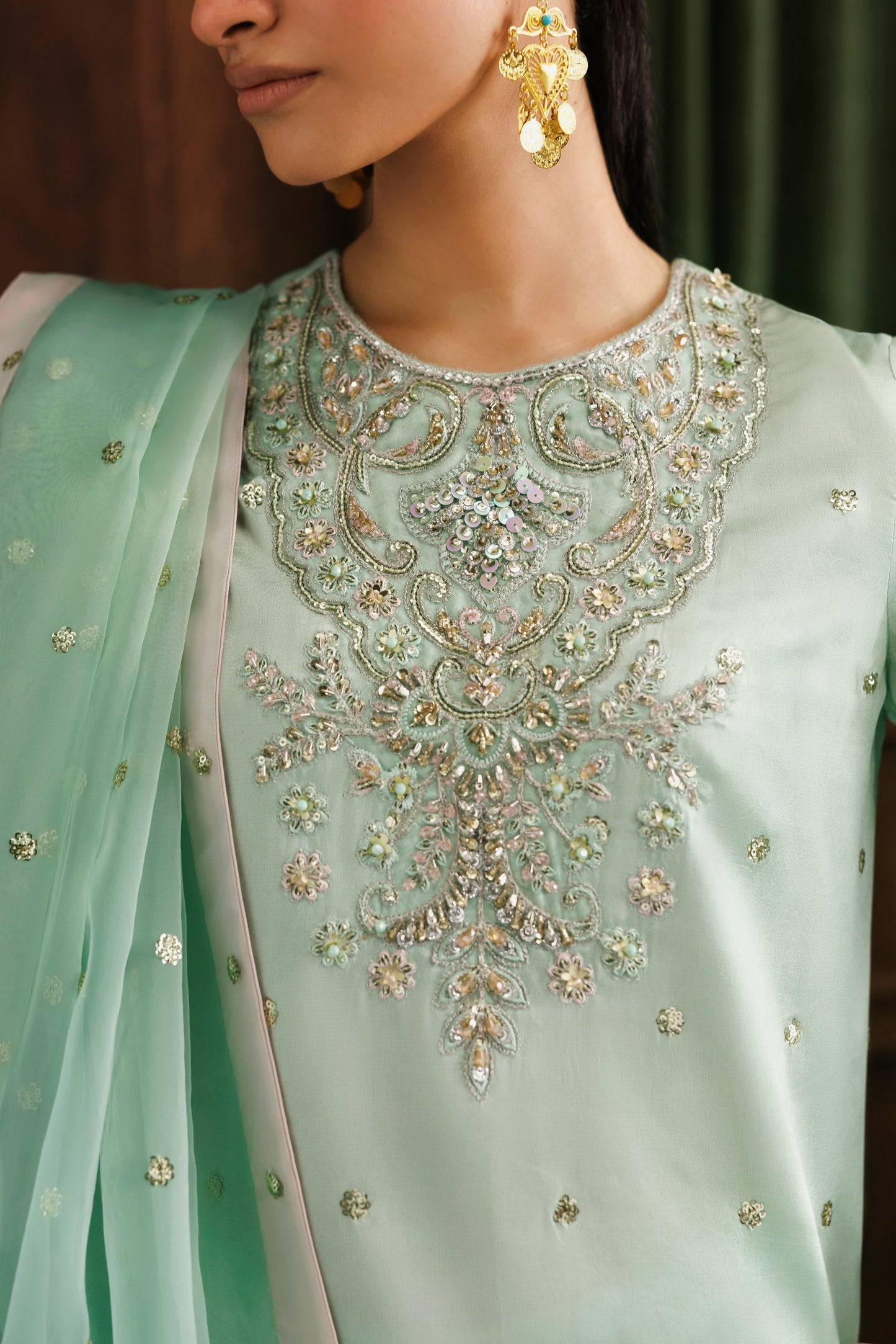 Akbar Aslam Zimal - stitched formal outfit view 2