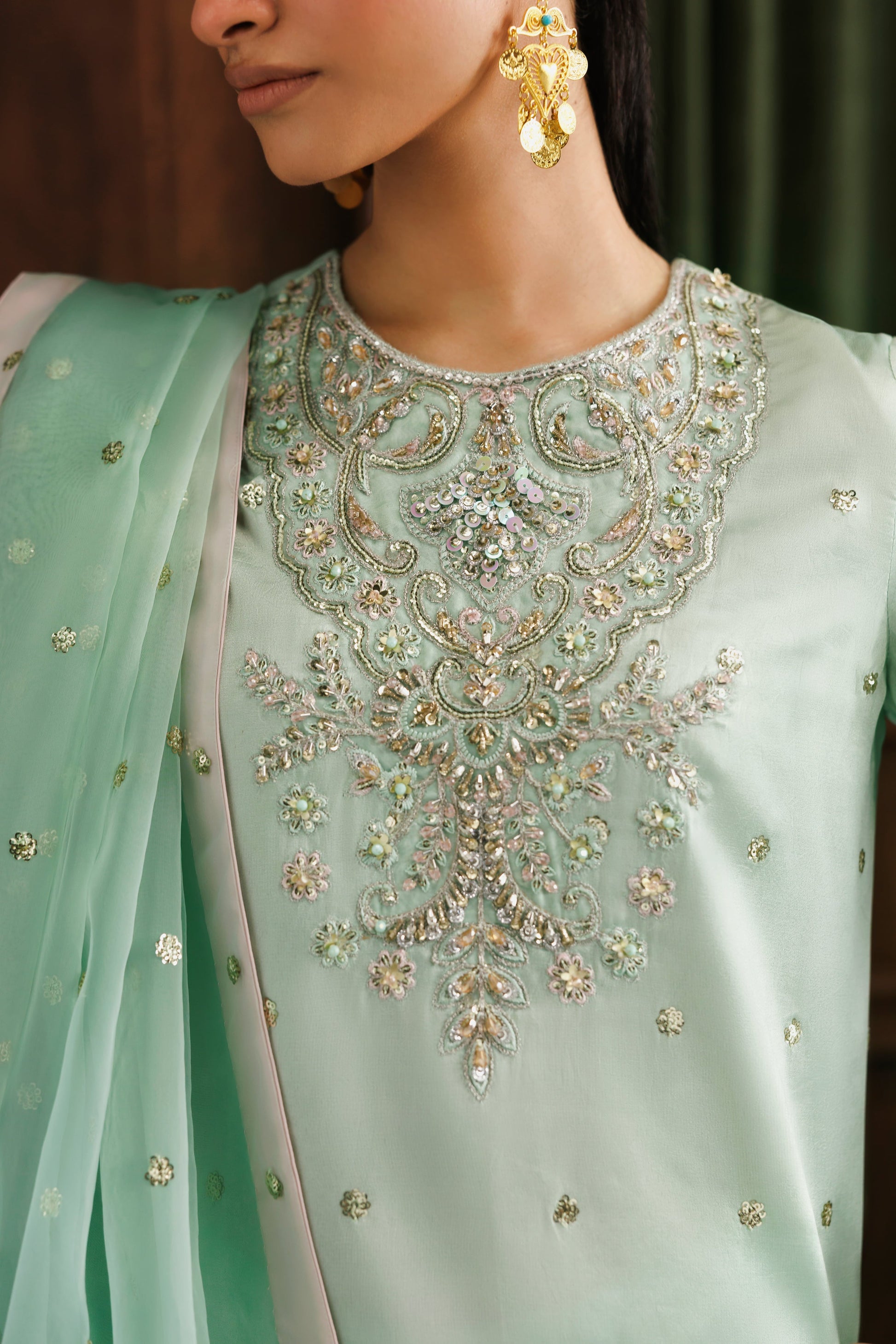 Akbar Aslam Zimal - stitched formal outfit view 2