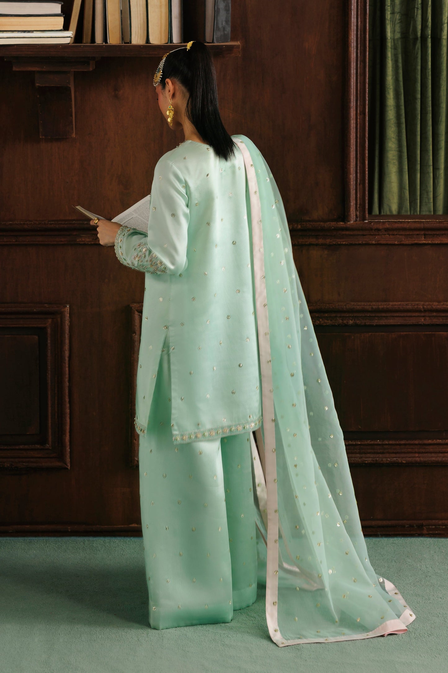 Akbar Aslam Zimal - stitched formal outfit view 6