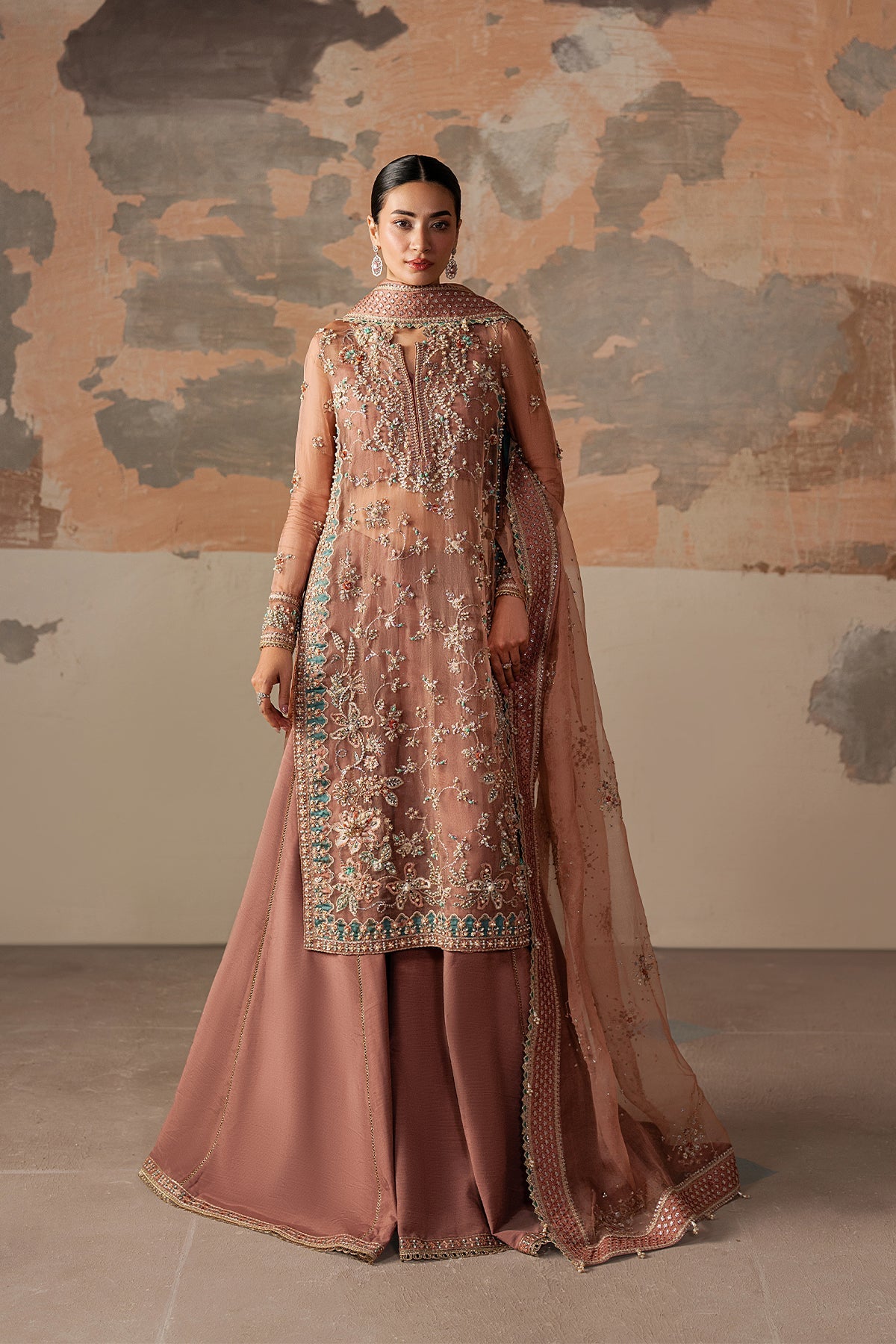 Ayzel Rosara – pink wedding formal, designer view 1