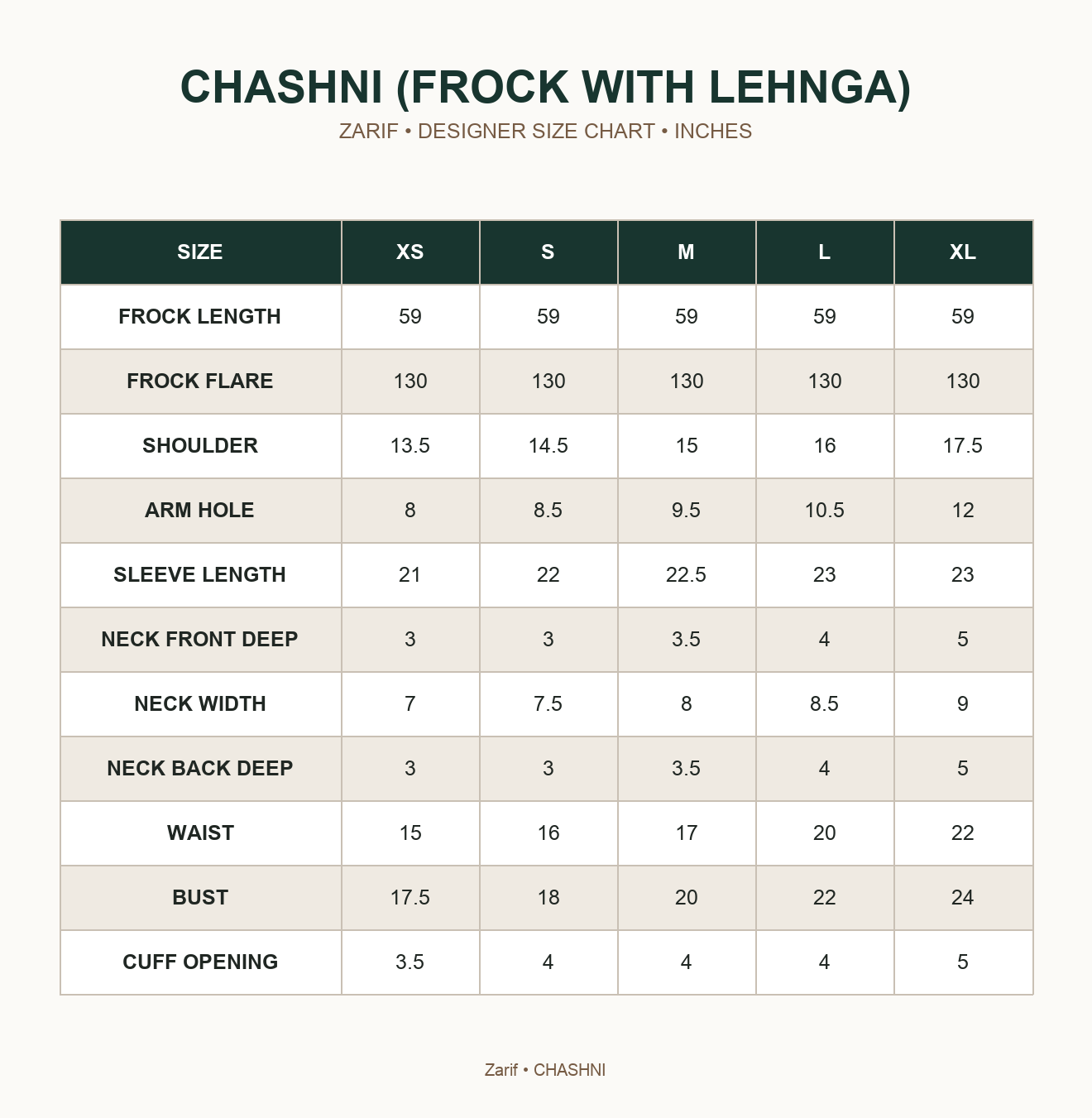 ZARIF - CHASHNI — CHASHNI (FROCK WITH LEHNGA)