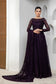 Zarif Dark Orchid Purple Chiffon Lehenga Choli — outfit view 4