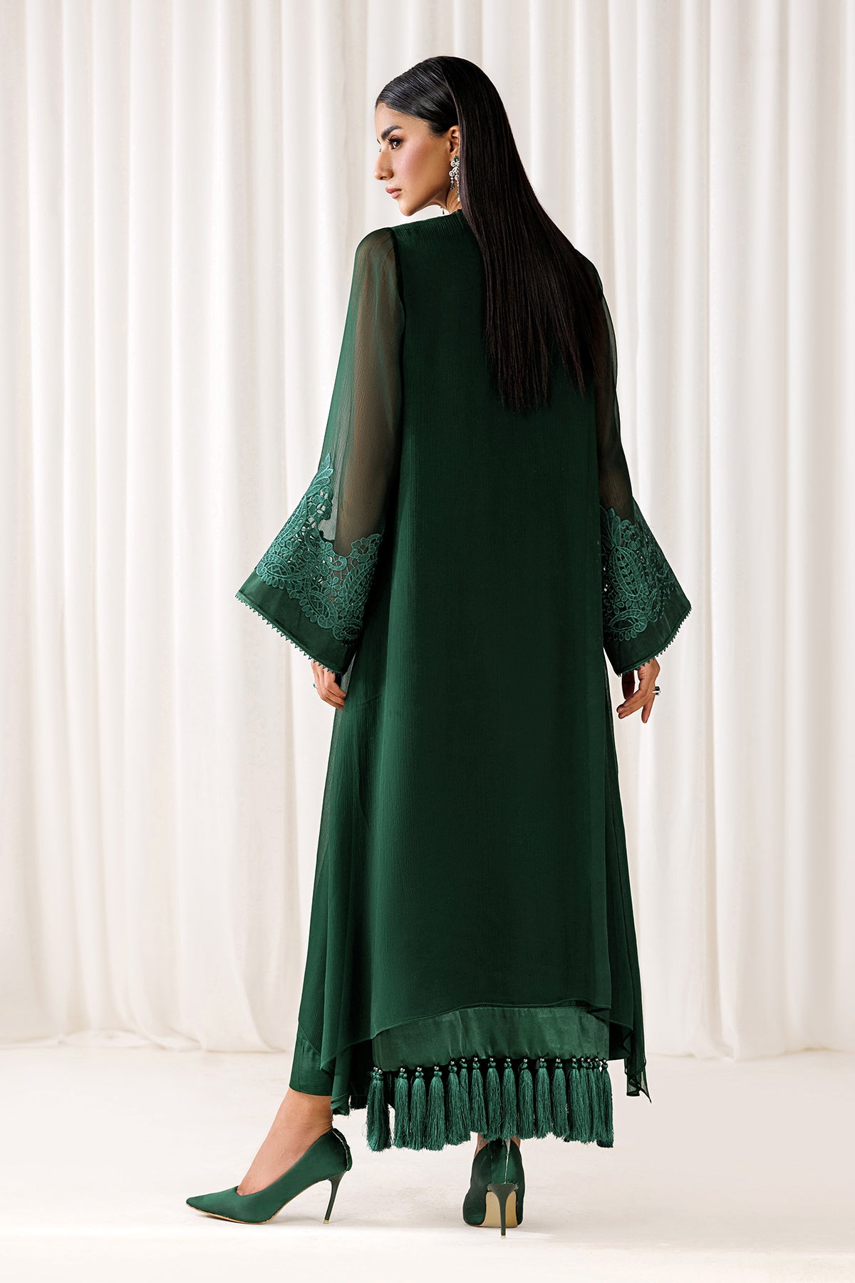 BAROQUE - EMBROIDERED CHIFFON EN-1301 — outfit view 2