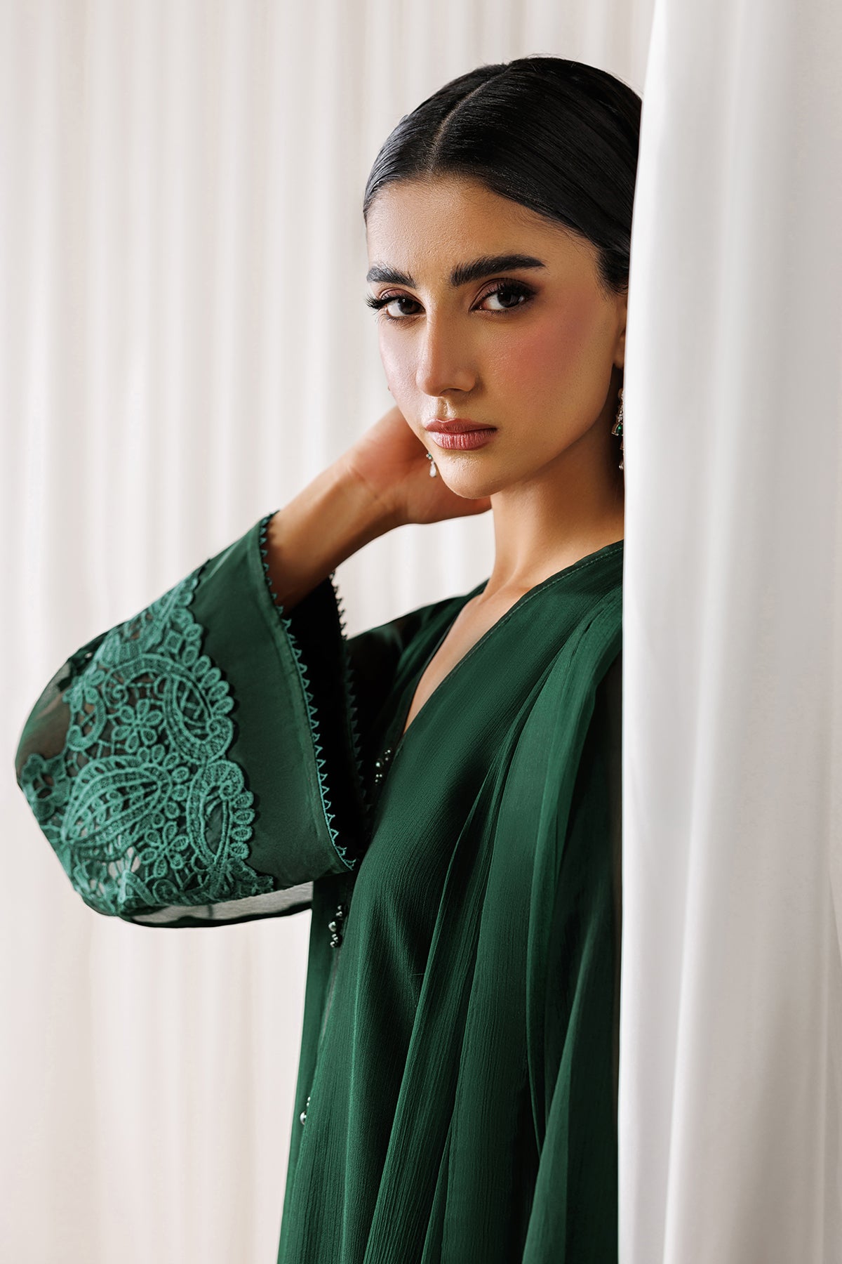 BAROQUE - EMBROIDERED CHIFFON EN-1301 — outfit view 5