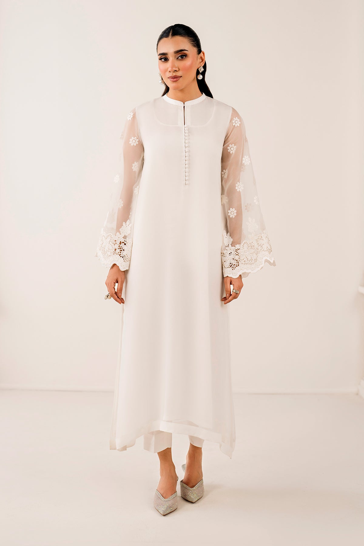 BAROQUE - EMBROIDERED CHIFFON PR-1130 — outfit view 1