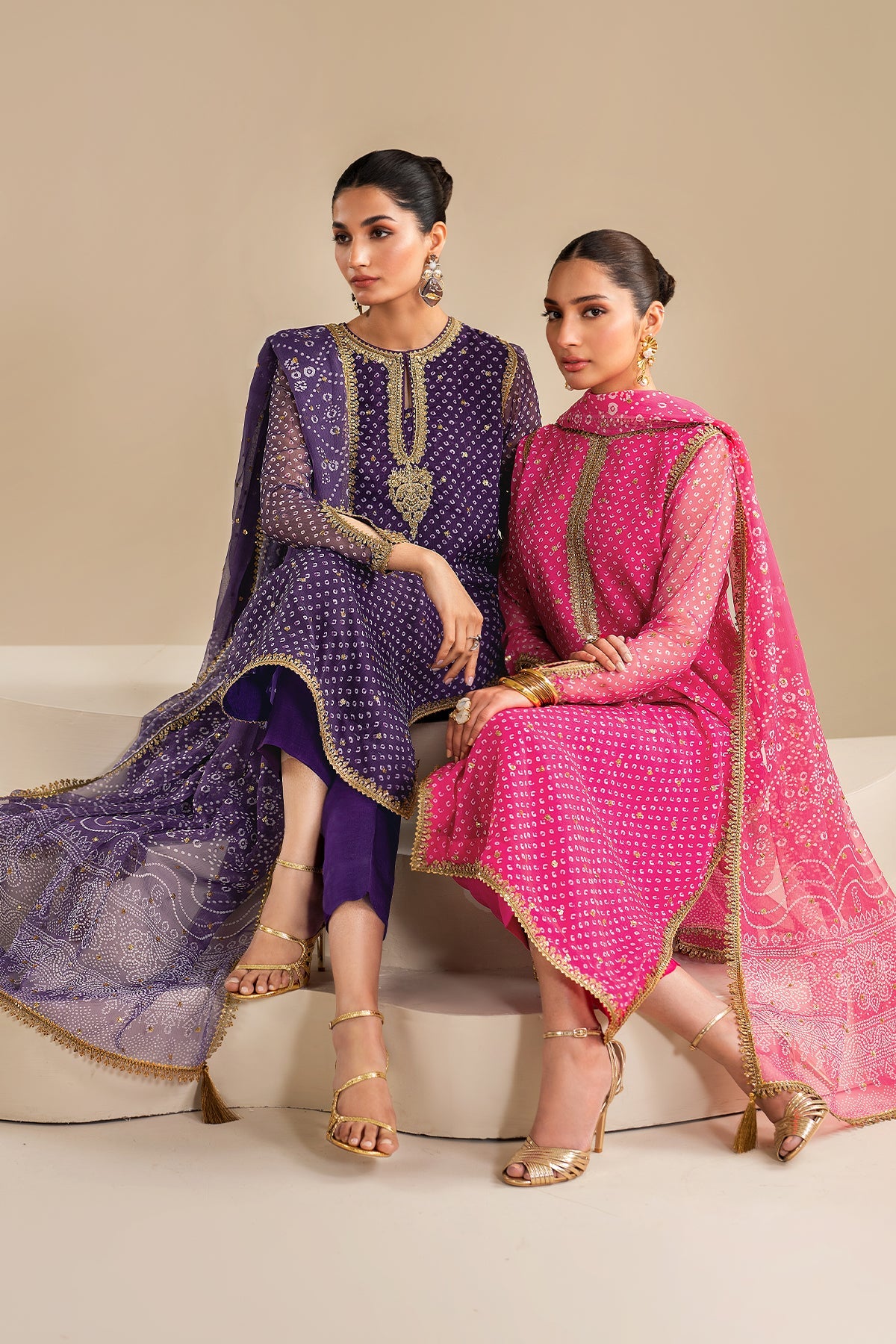 BAROQUE - EMBROIDERED CHIFFON SF-625 — outfit view 13