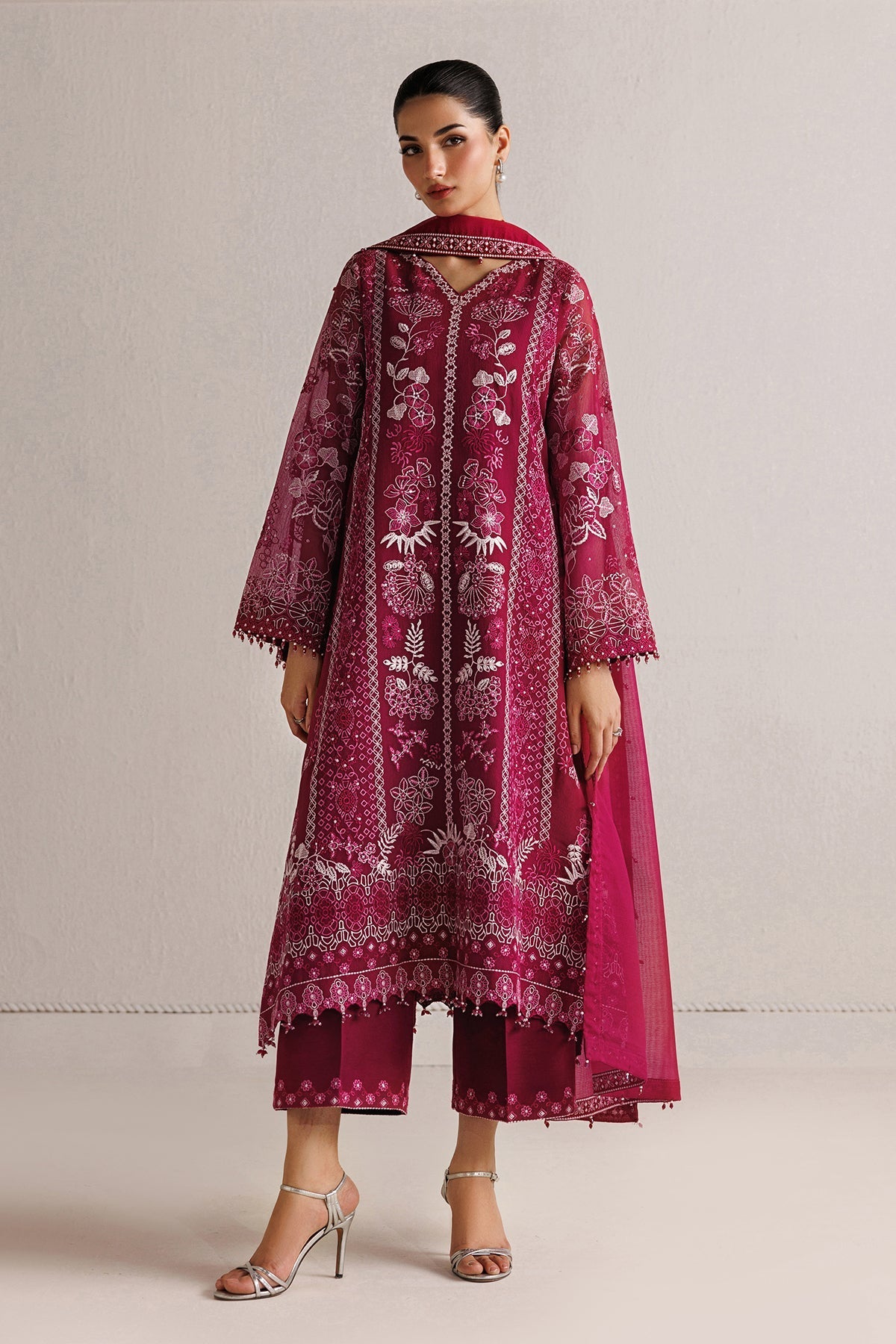BAROQUE - EMBROIDERED COTTON NET SF-4511 — outfit view 7