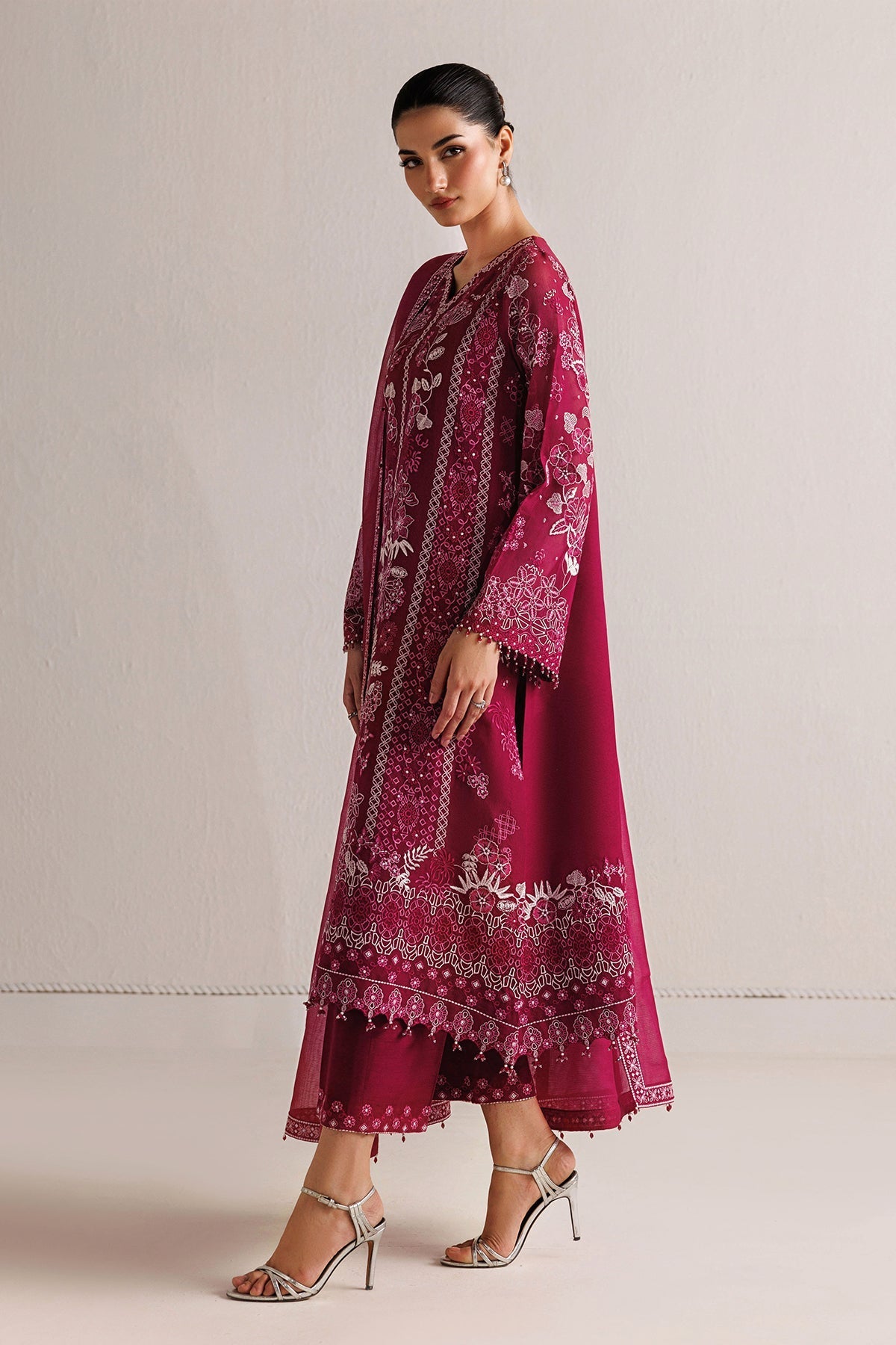 BAROQUE - EMBROIDERED COTTON NET SF-4511 — outfit view 9