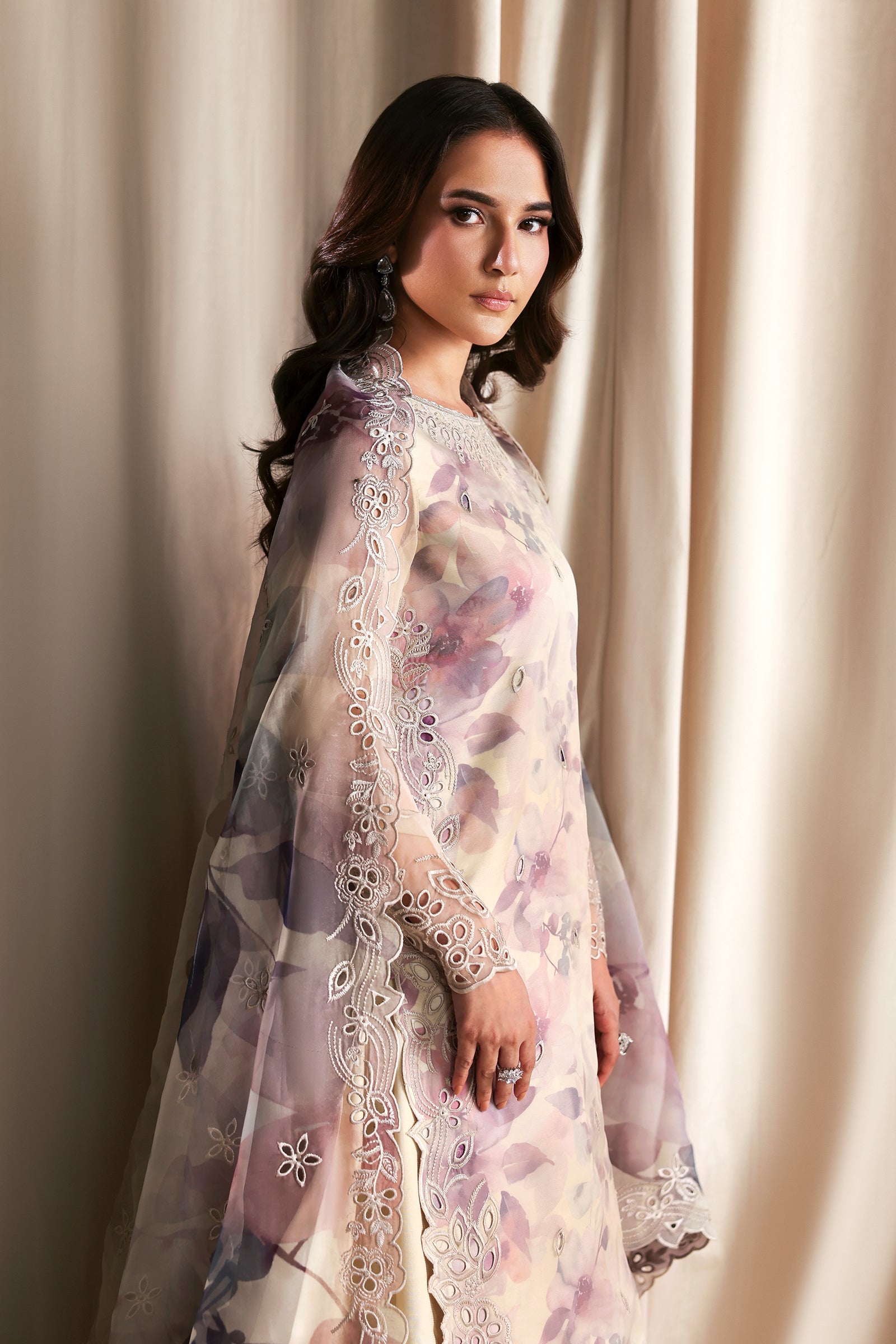 Zarif Gajra Organza Shirt & Lehenga — outfit view 6
