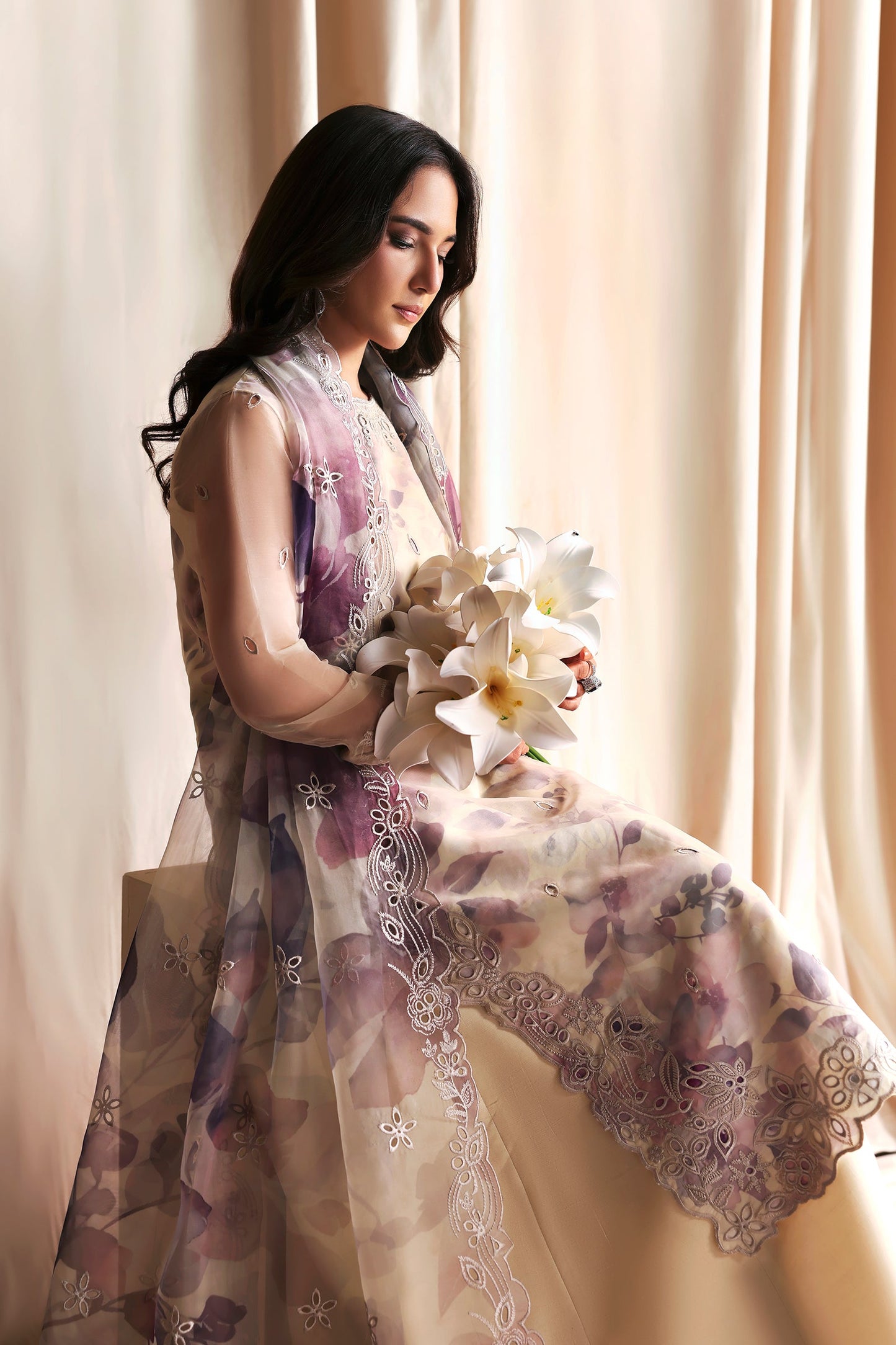 Zarif Gajra Organza Shirt & Lehenga — outfit view 9
