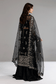 Ramsha H-606 Black Embellished Organza Gown — outfit view 3