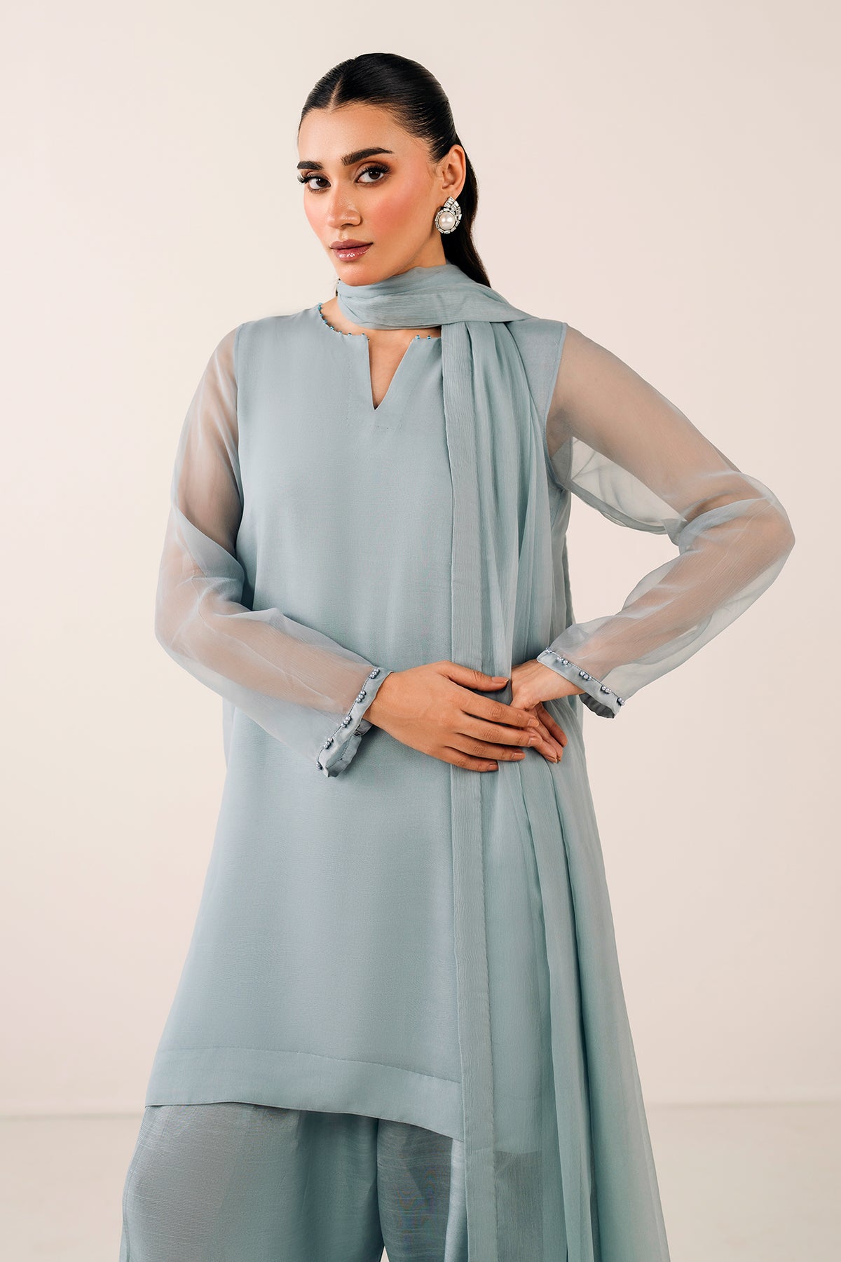 BAROQUE - PLAIN CHIFFON PR-1118 — outfit view 3