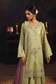 Ramsha SR-105 Chambeli Raw Silk Sharara Formal — outfit view 3