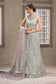 Zarif Blossom Mint Net Lehenga Choli — outfit view 1