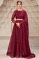 Zarif Berria Berry Chiffon Lehenga Choli — outfit view 4