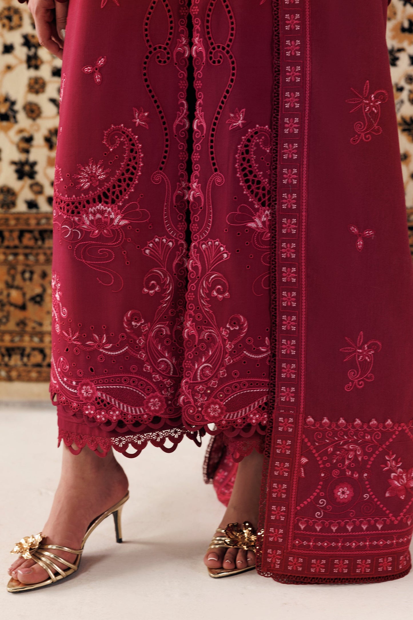 Qalamkar Qlw-02 Aleena Qalamkar | Qline Linen '26 Pret image 7