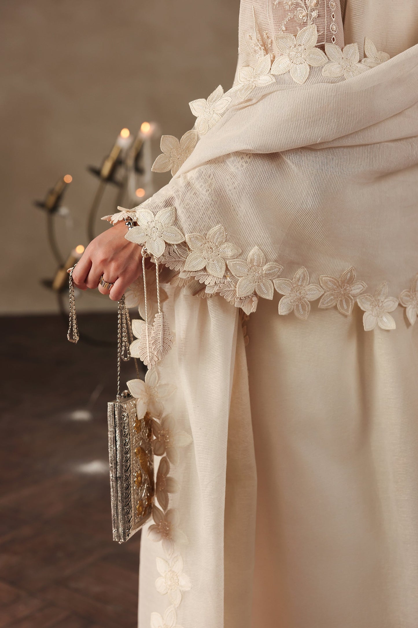 Qalamkar QLP-03 - Mala Luxury Pret '26 Pakistani designer outfit look 4