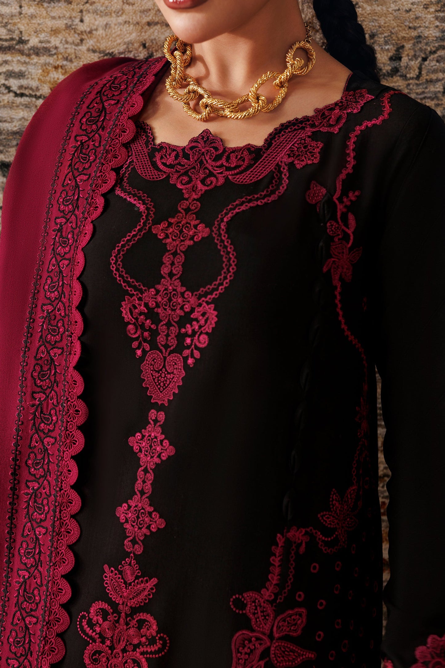 Qalamkar Qlw-12 Yani Qalamkar | Qline Linen '26 Pret image 3
