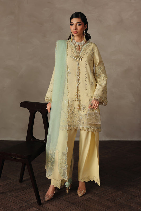 Qalamkar QLP-04 - Oriana Luxury Pret '26 stitched Pakistani designer outfit look 1