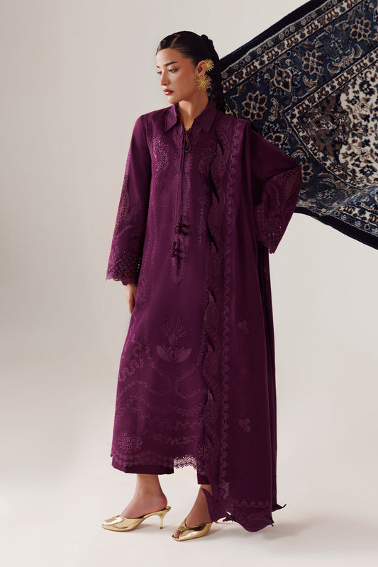 Qalamkar Qlw-07 Maheen Qalamkar | Qline Linen '26 Pret image 2