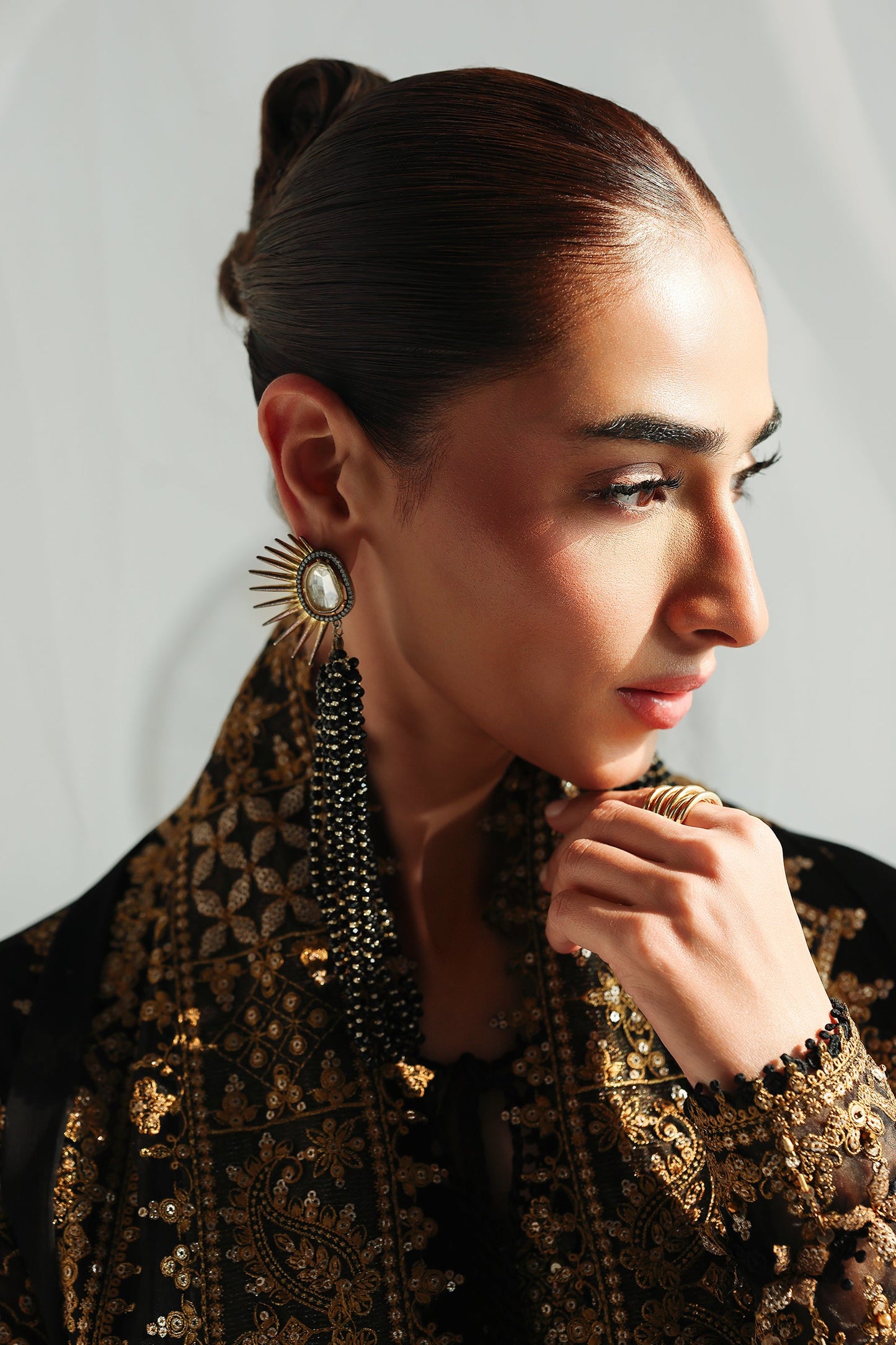 Qalamkar Qcc-06 Waliya Qalamkar | Chiffon '26 Pret image 6