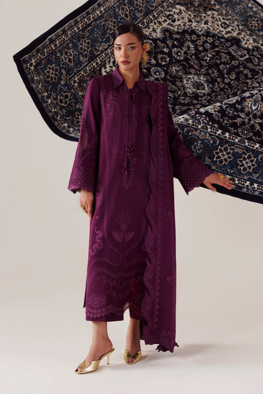 Qalamkar Qlw-07 Maheen Qalamkar | Qline Linen '26 Pret image 1