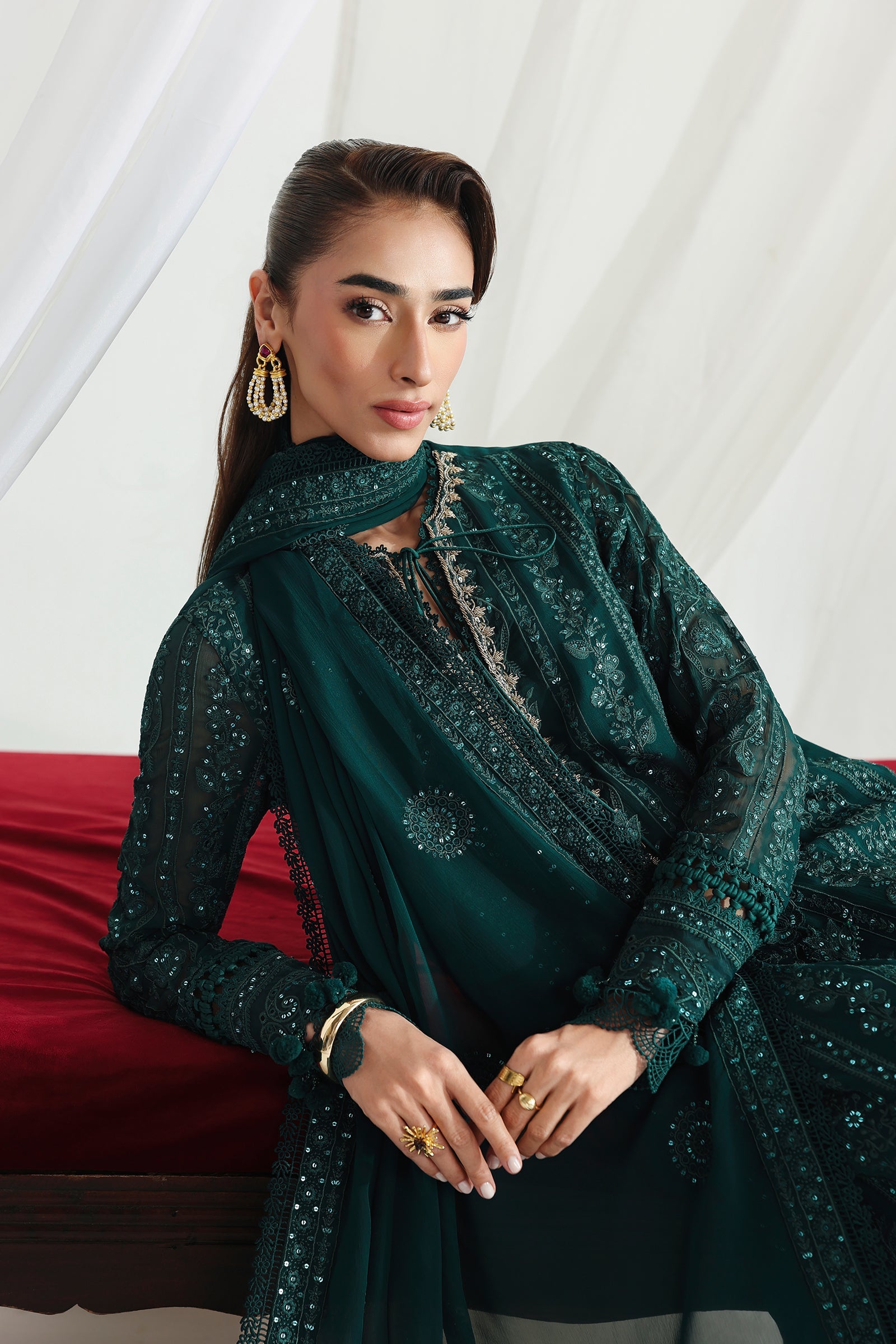 Qalamkar Qcc-05 Janaan Qalamkar | Chiffon '26 Pret image 5