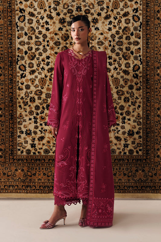Qalamkar Qlw-02 Aleena Qalamkar | Qline Linen '26 Pret image 1