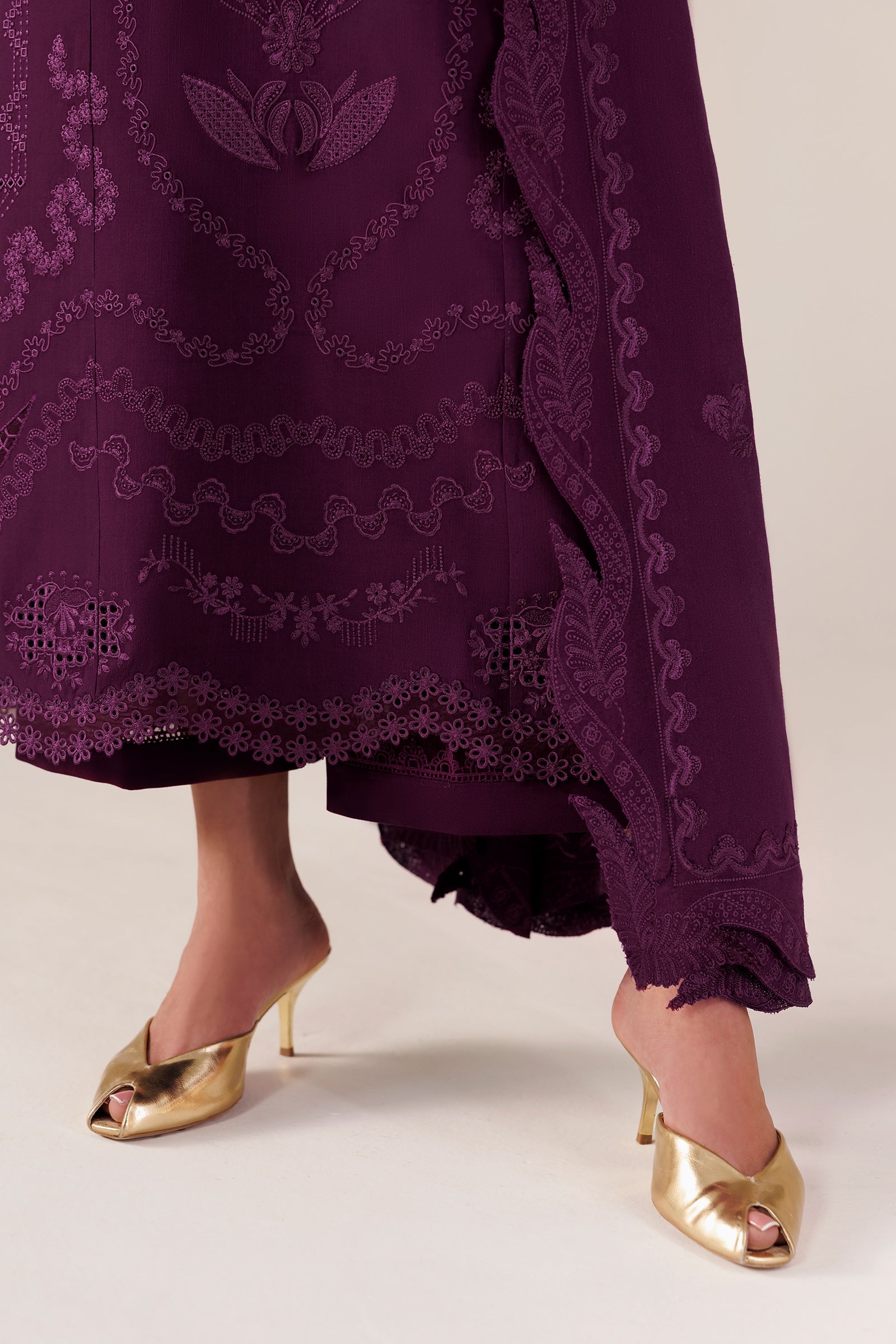 Qalamkar Qlw-07 Maheen Qalamkar | Qline Linen '26 Pret image 5
