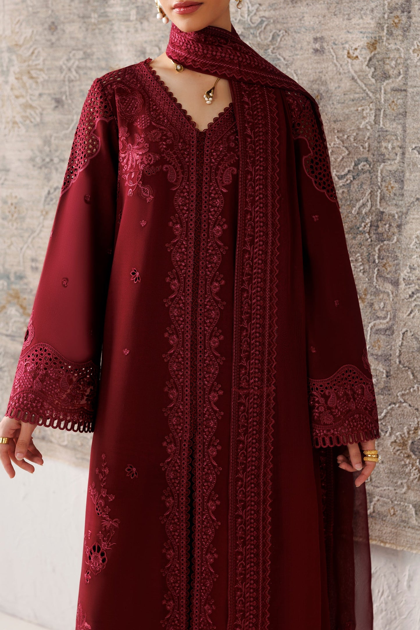 Qalamkar Qlw-08 Neirah Qalamkar | Qline Linen '26 Pret image 3