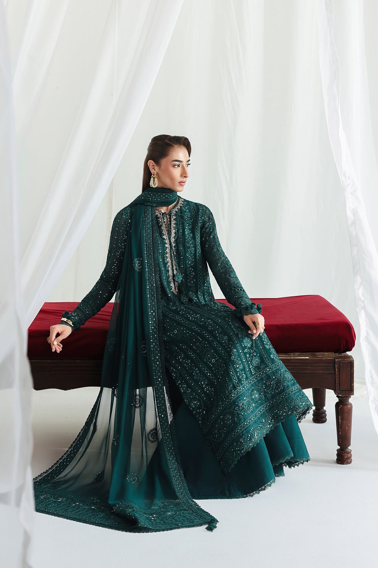 Qalamkar Qcc-05 Janaan Qalamkar | Chiffon '26 Pret image 4