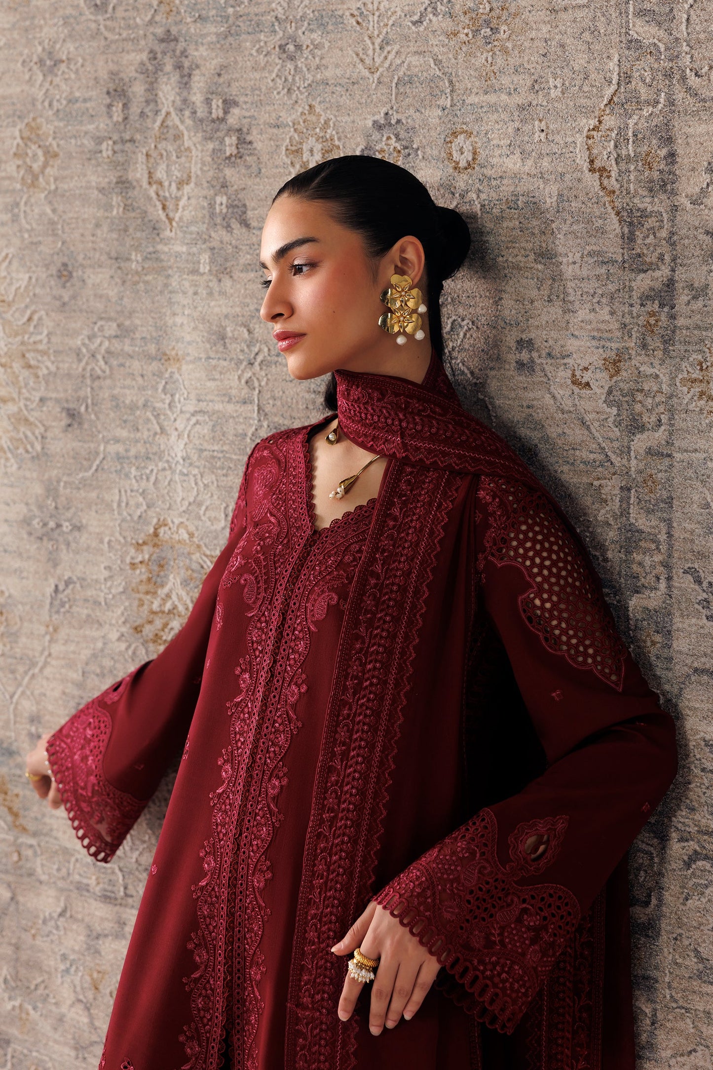 Qalamkar Qlw-08 Neirah Qalamkar | Qline Linen '26 Pret image 4