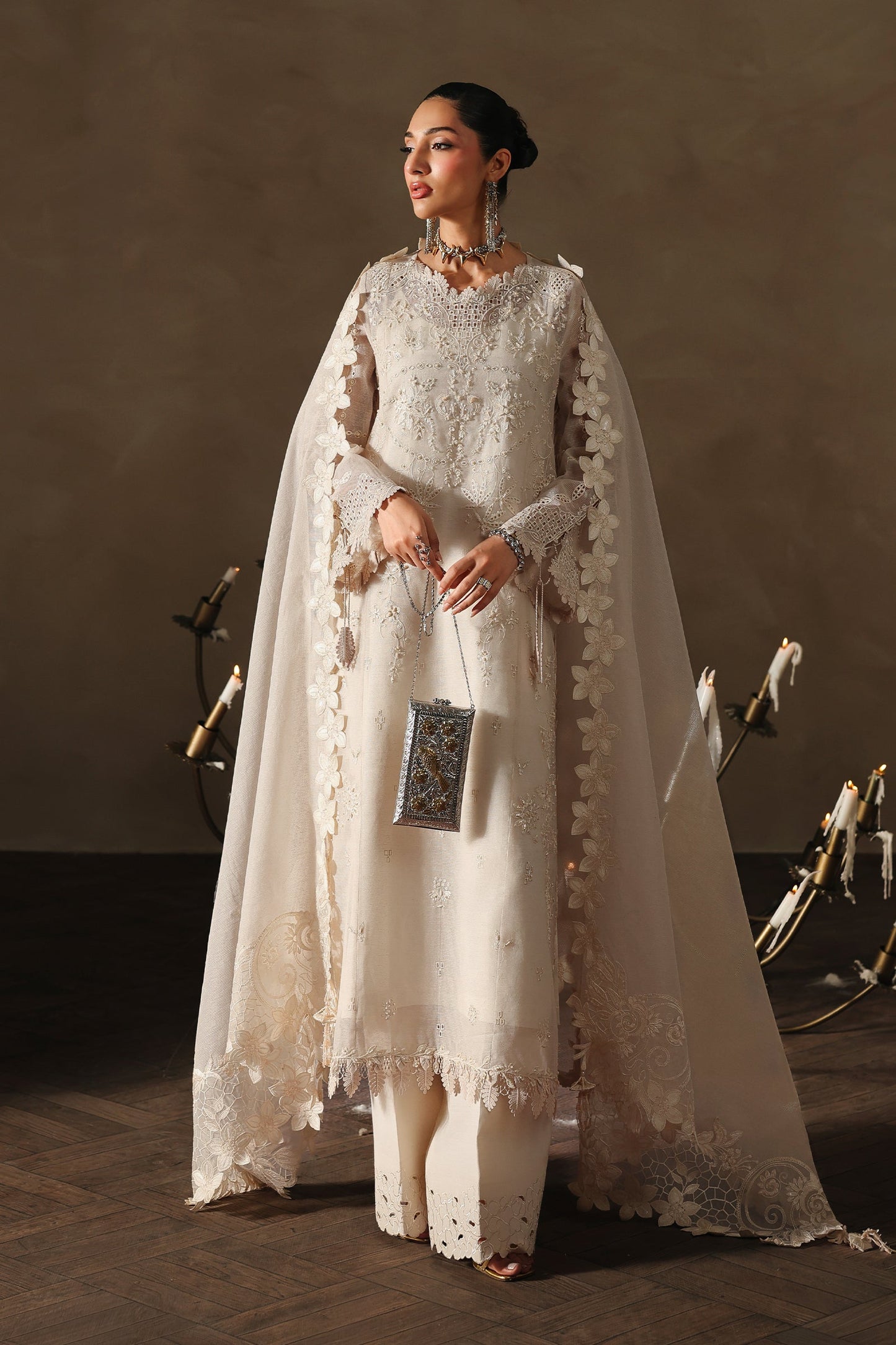 Qalamkar QLP-03 - Mala Luxury Pret '26 Pakistani designer outfit look 6