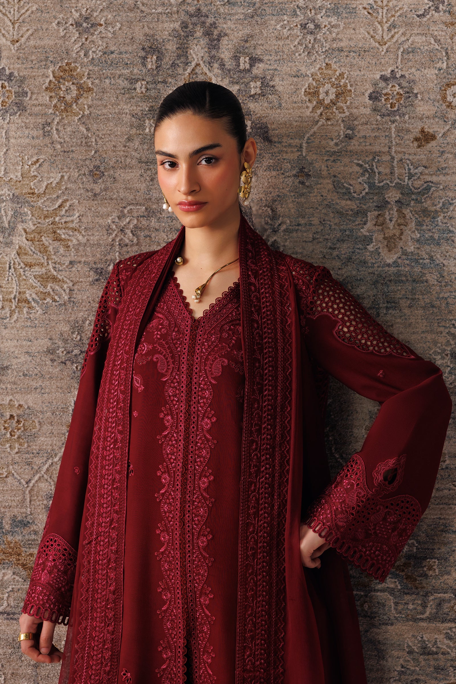 Qalamkar Qlw-08 Neirah Qalamkar | Qline Linen '26 Pret image 2