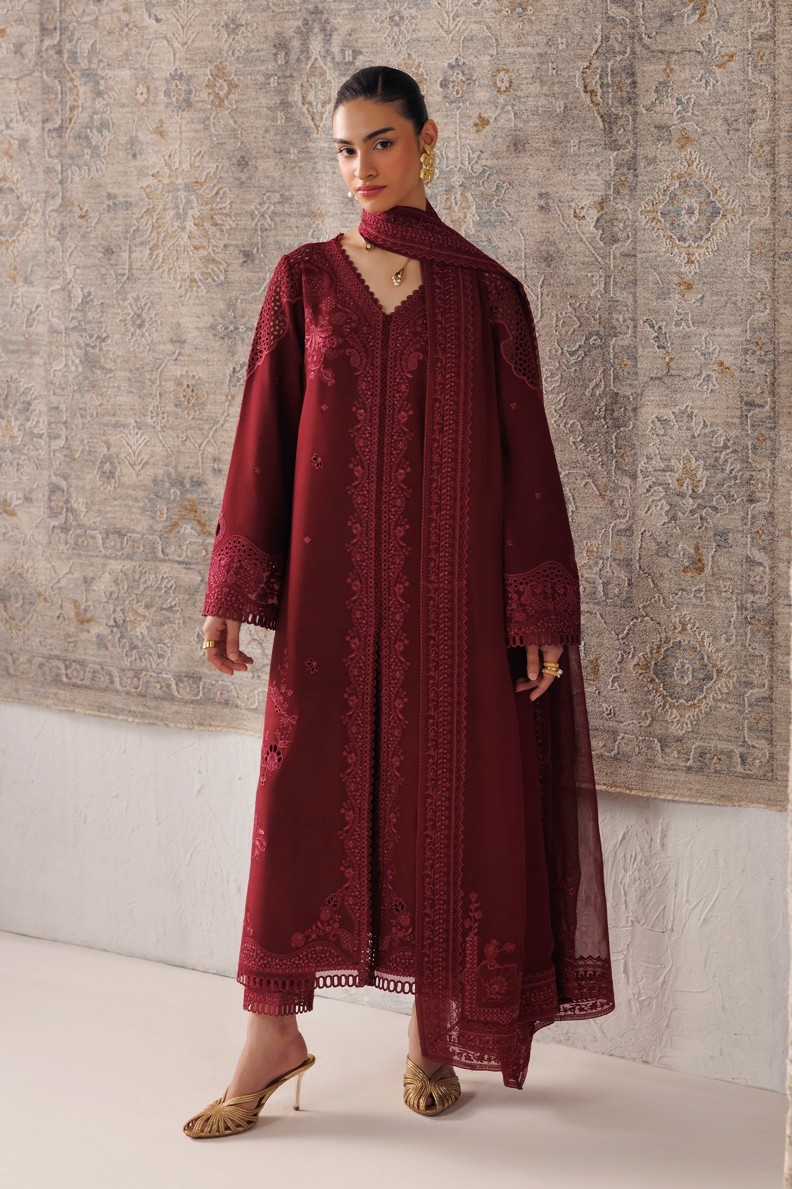Qalamkar Qlw-08 Neirah Qalamkar | Qline Linen '26 Pret image 1