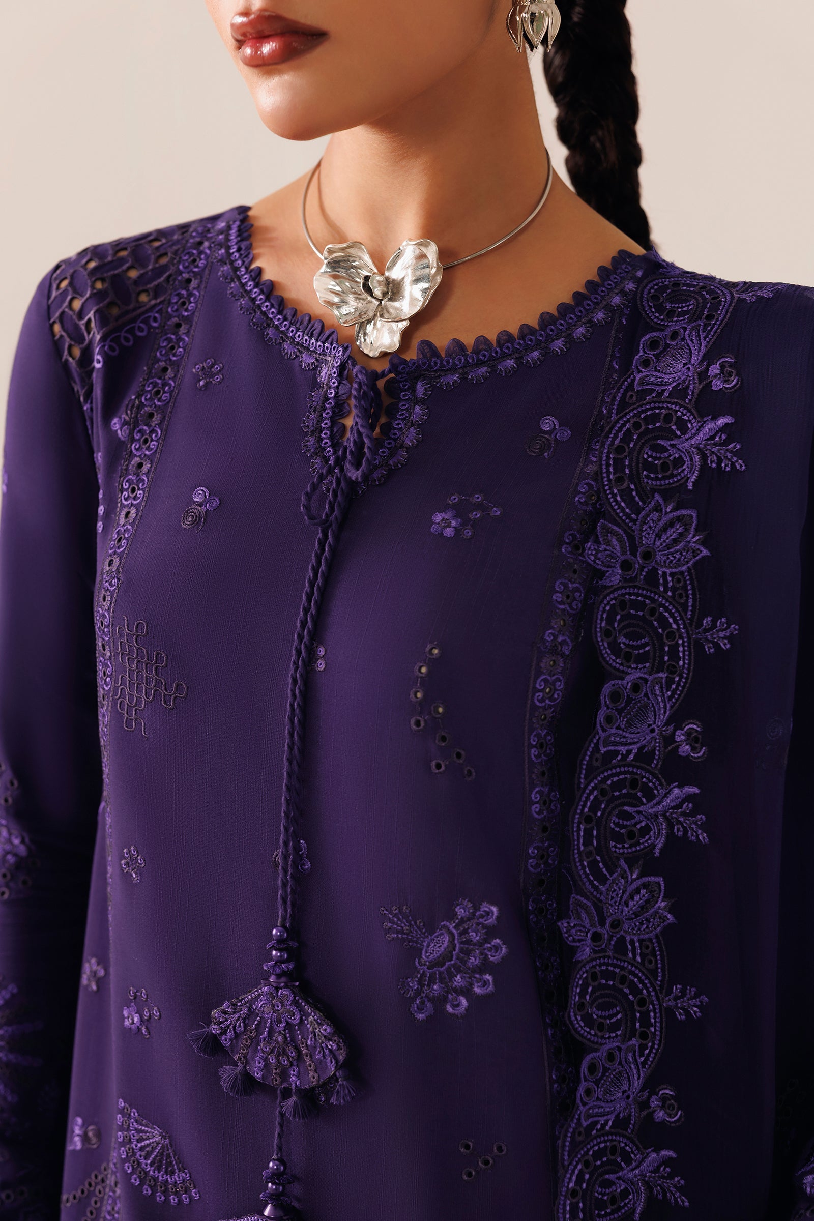 Qalamkar Qlw-05 Zeemal Qalamkar | Qline Linen '26 Pret image 8