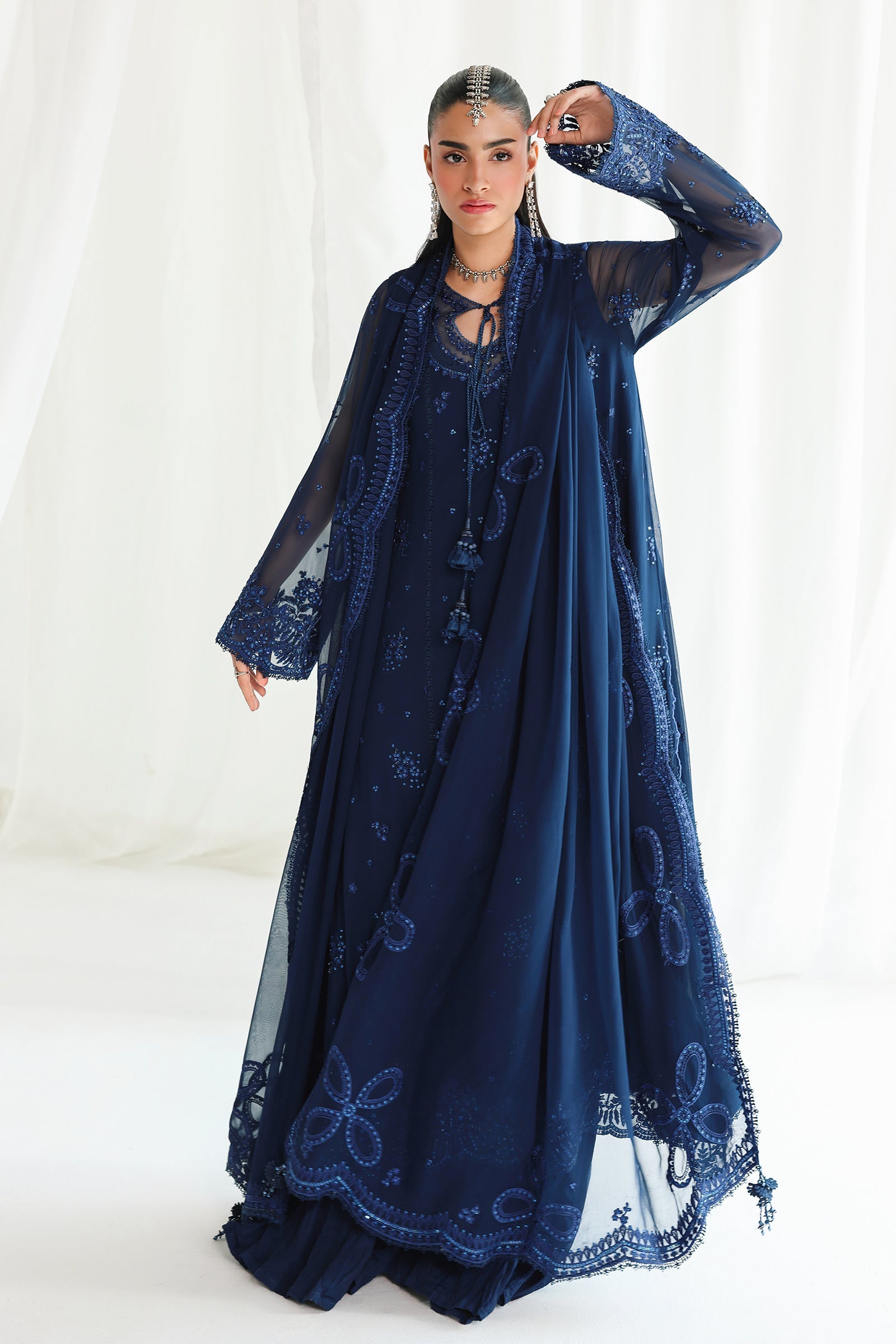Qalamkar Qcc-02 Shireen Qalamkar | Chiffon '26 Pret image 3
