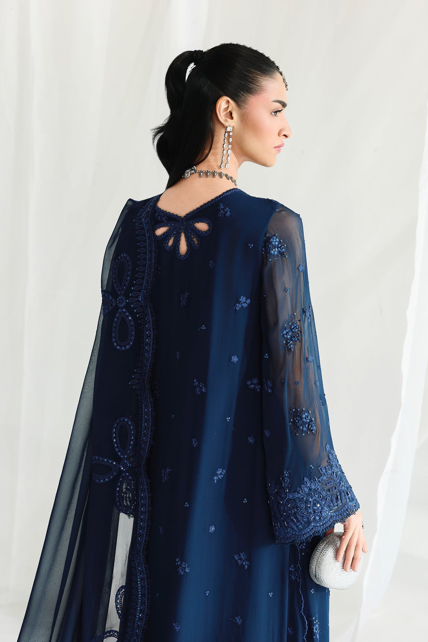 Qalamkar Qcc-02 Shireen Qalamkar | Chiffon '26 Pret image 7