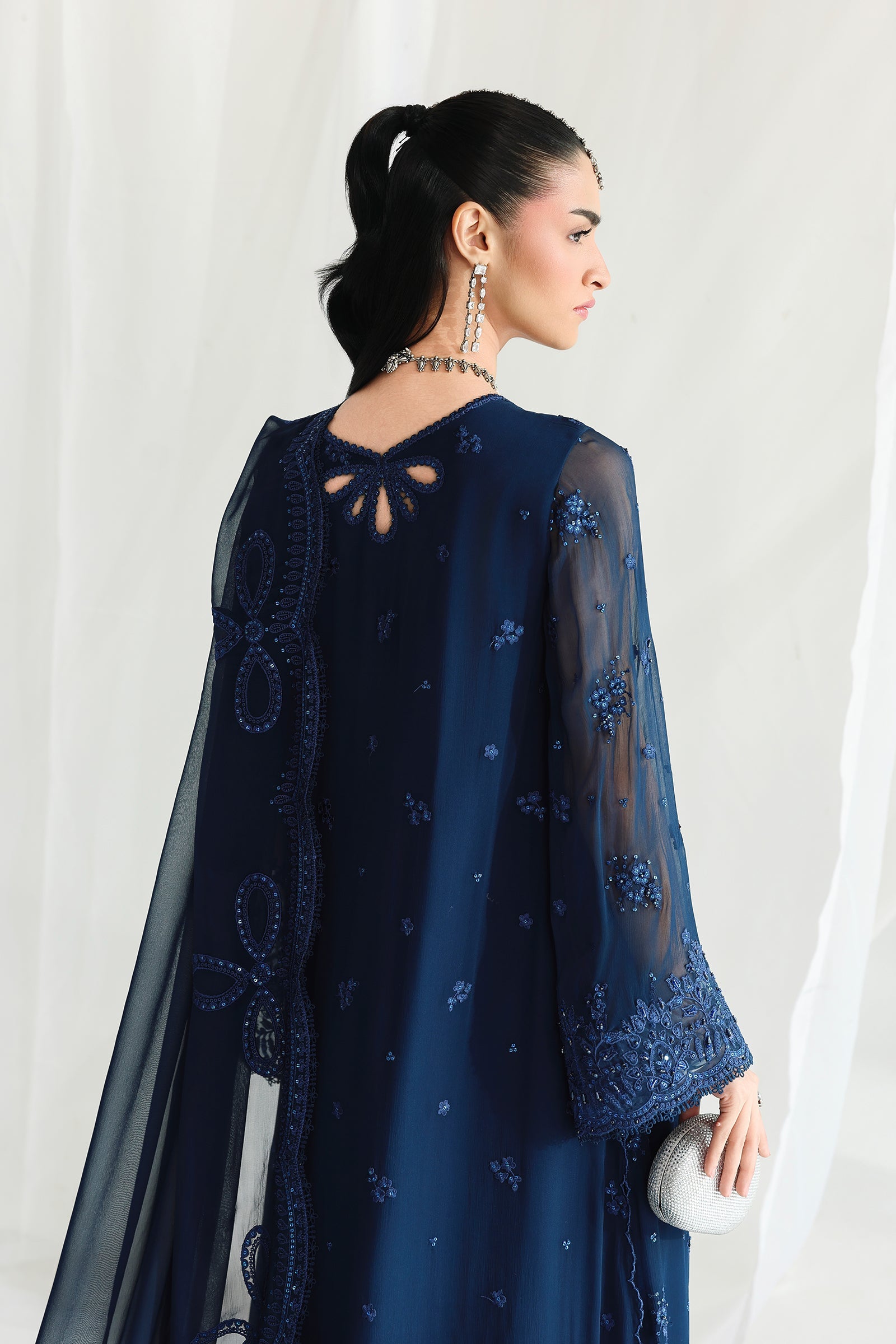 Qalamkar Qcc-02 Shireen Qalamkar | Chiffon '26 Pret image 7