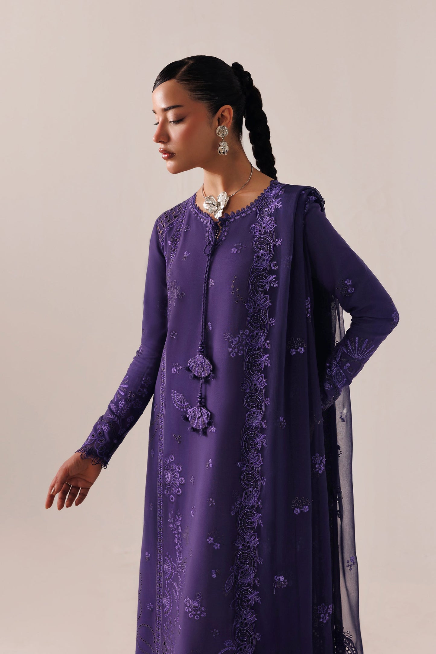 Qalamkar Qlw-05 Zeemal Qalamkar | Qline Linen '26 Pret image 3