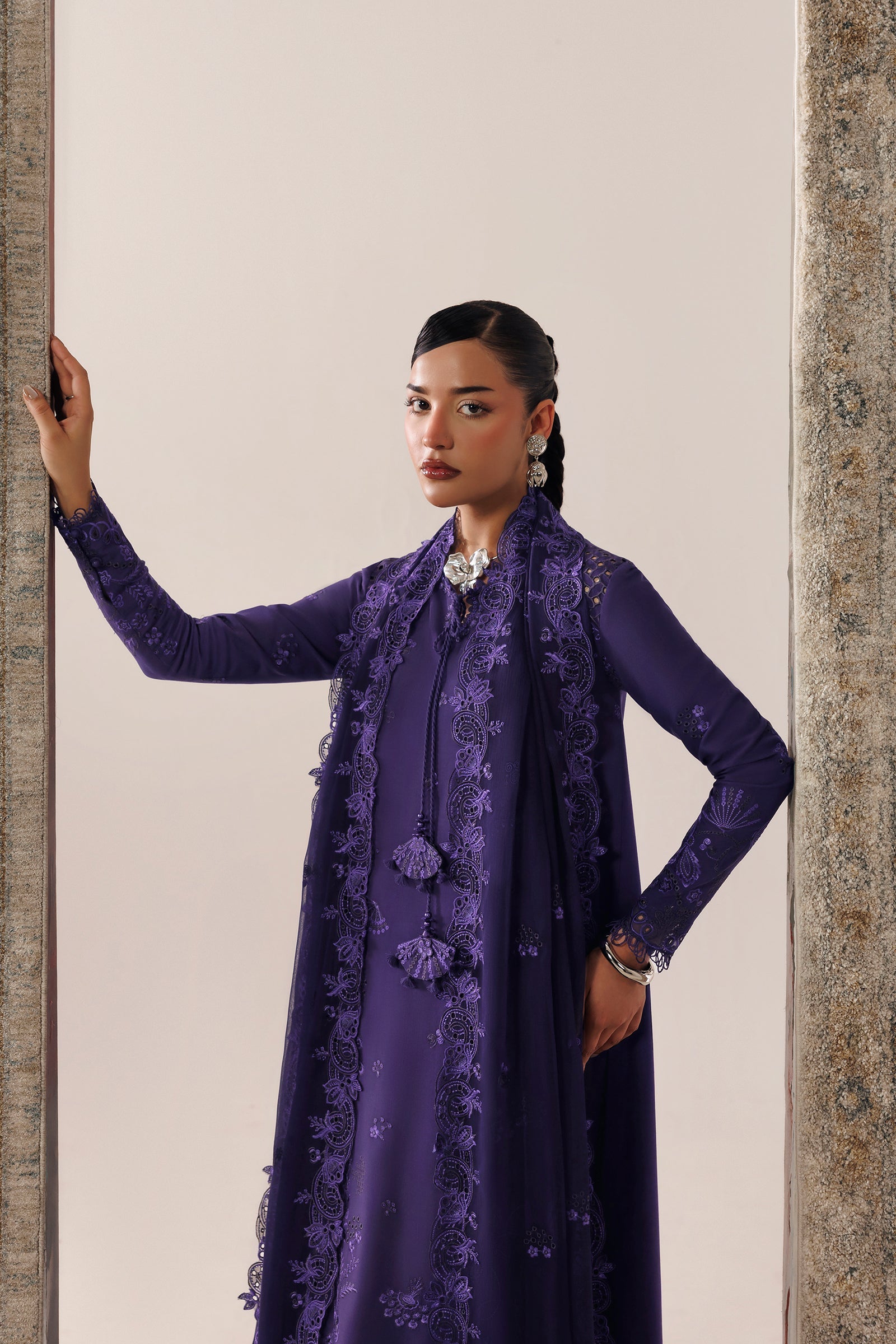 Qalamkar Qlw-05 Zeemal Qalamkar | Qline Linen '26 Pret image 7
