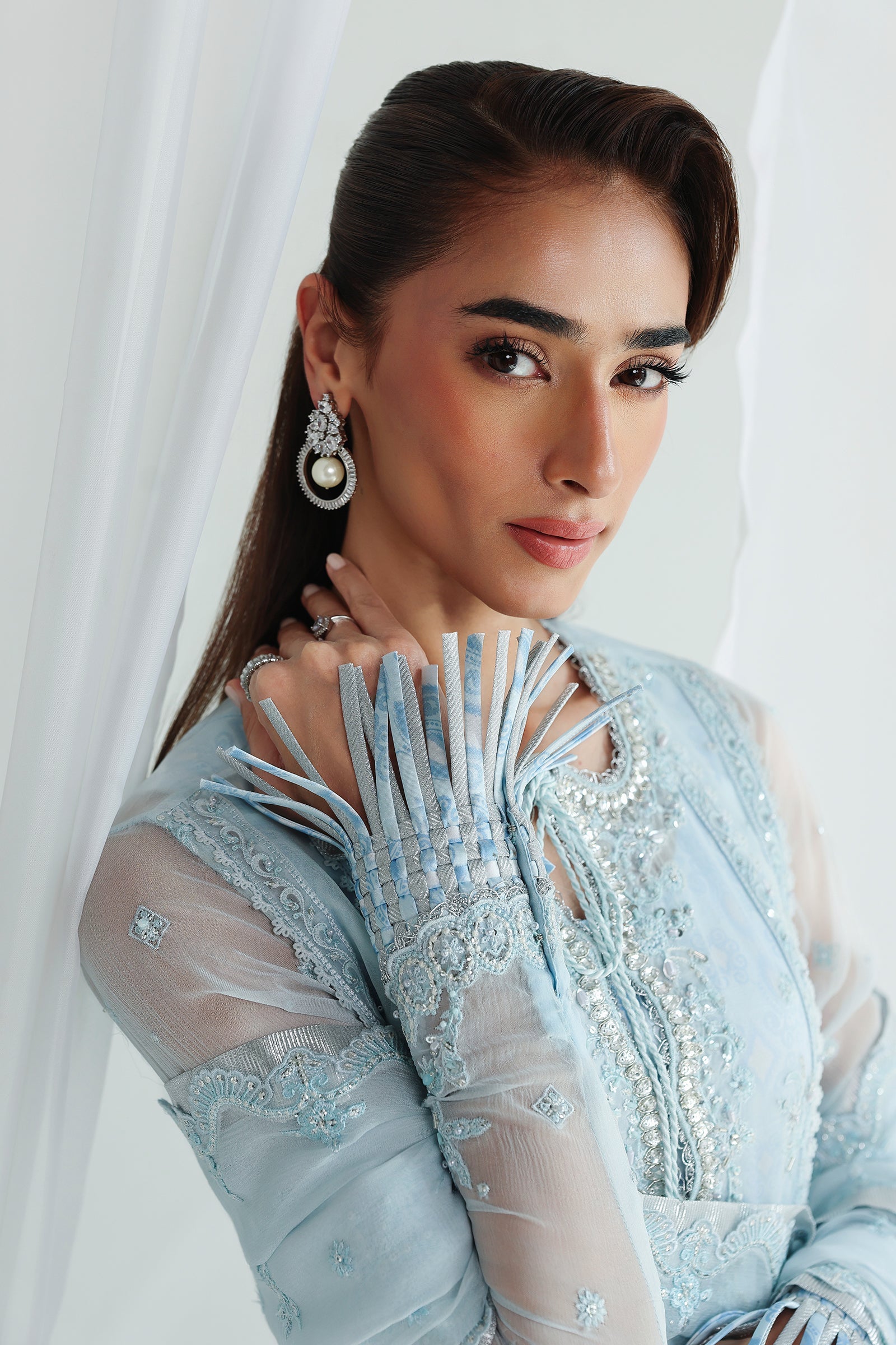 Qalamkar Qcc-08 Sona Qalamkar | Chiffon '26 Pret image 4