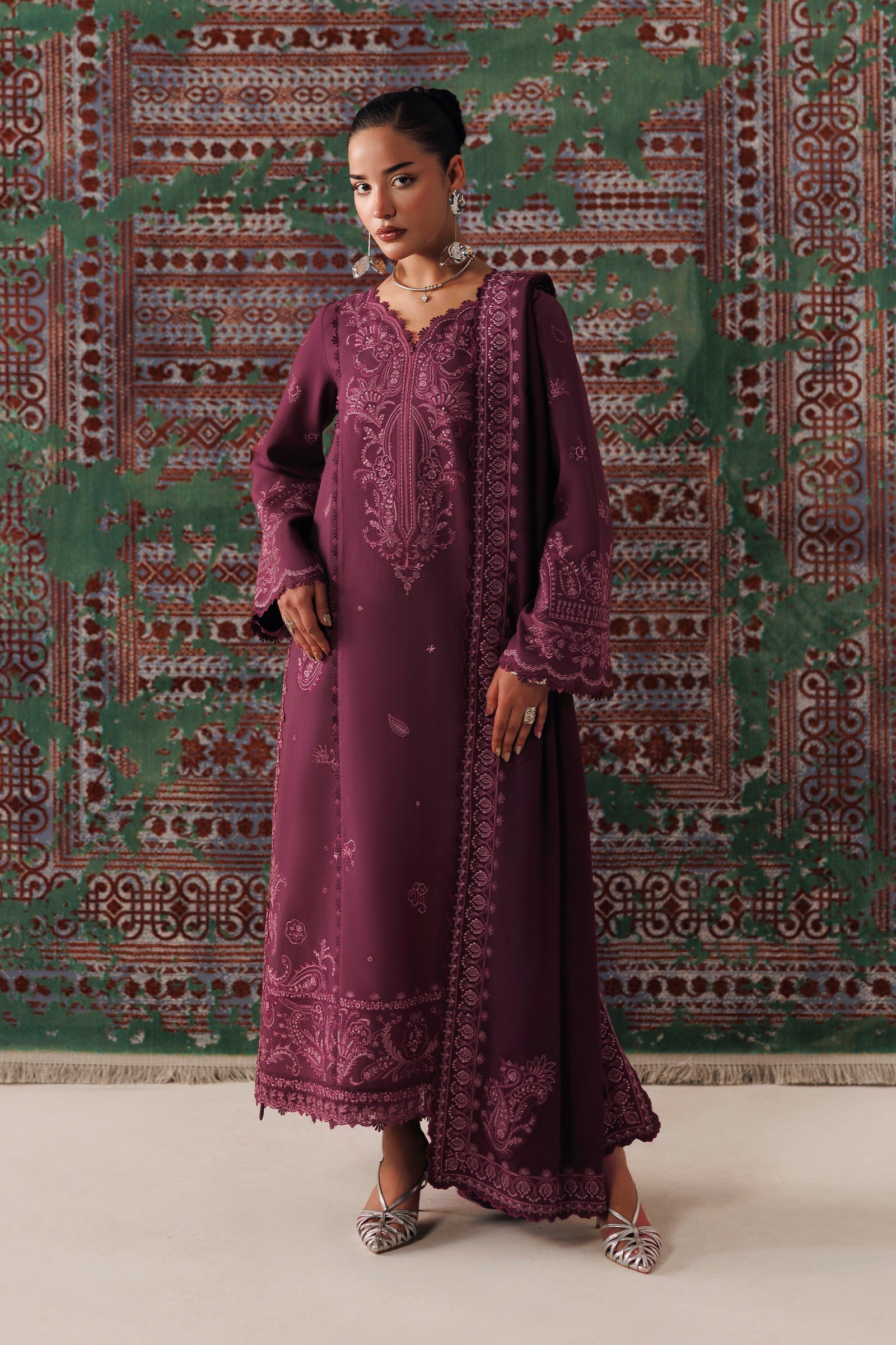 Qalamkar Qlw-14 Farwa Qalamkar | Qline Linen '26 Pret image 2