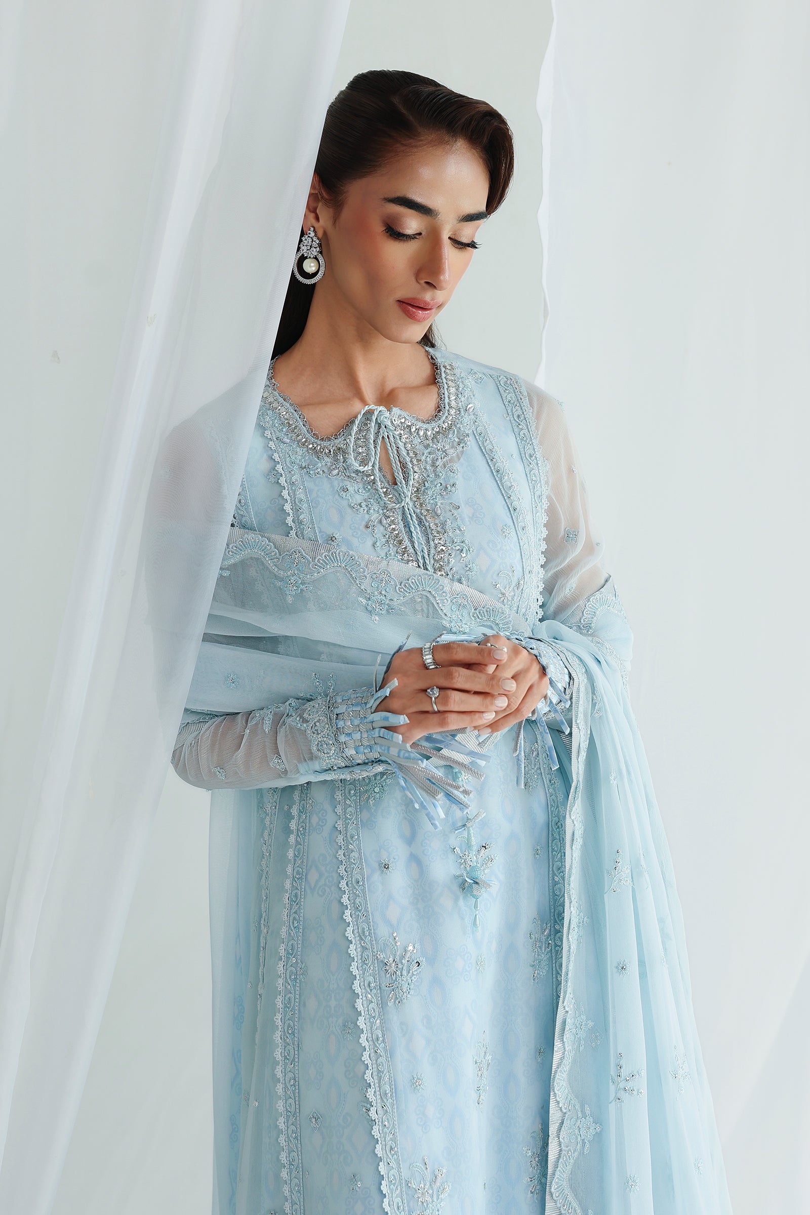 Qalamkar Qcc-08 Sona Qalamkar | Chiffon '26 Pret image 6