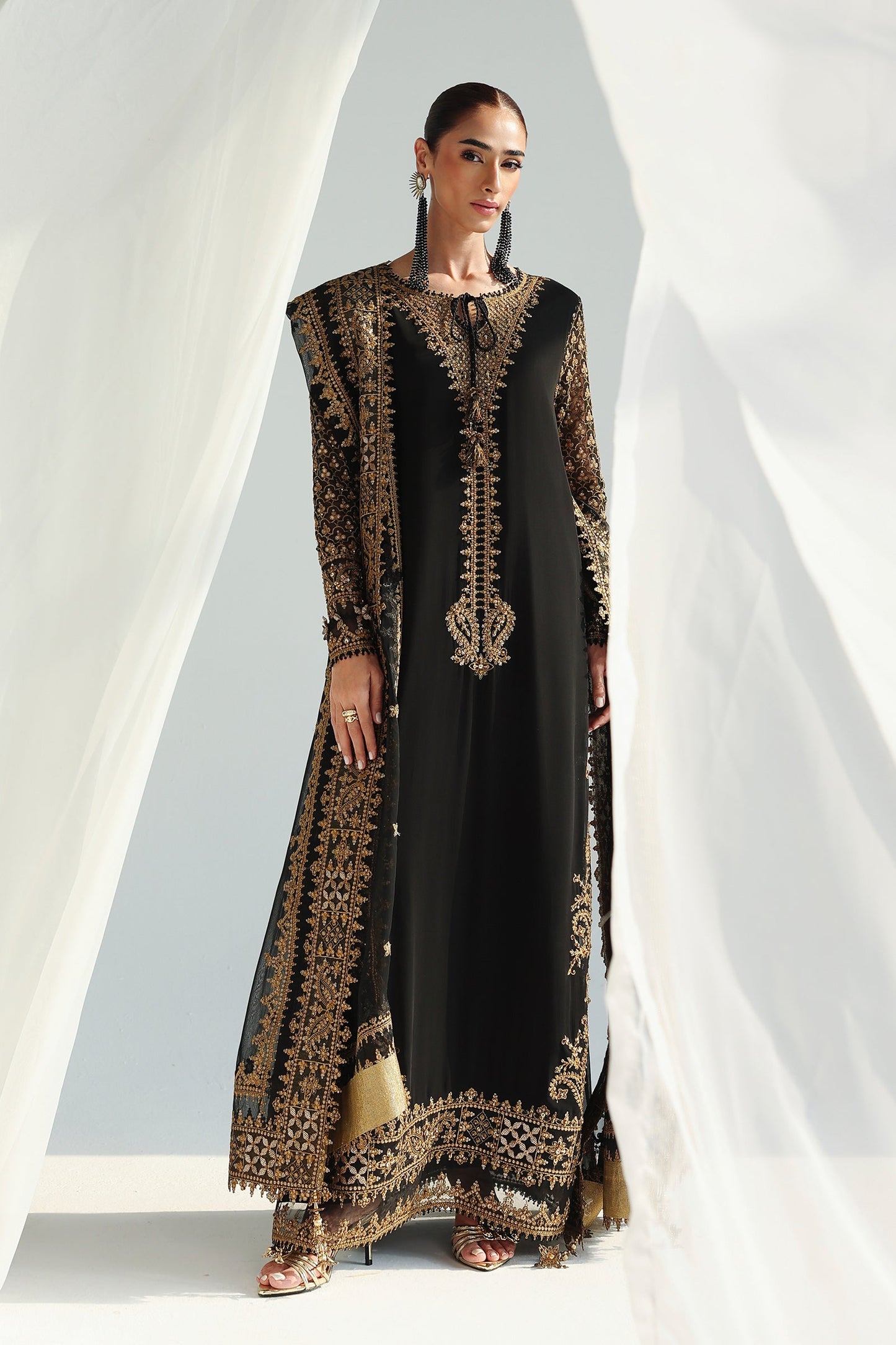 Qalamkar Qcc-06 Waliya Qalamkar | Chiffon '26 Pret image 10
