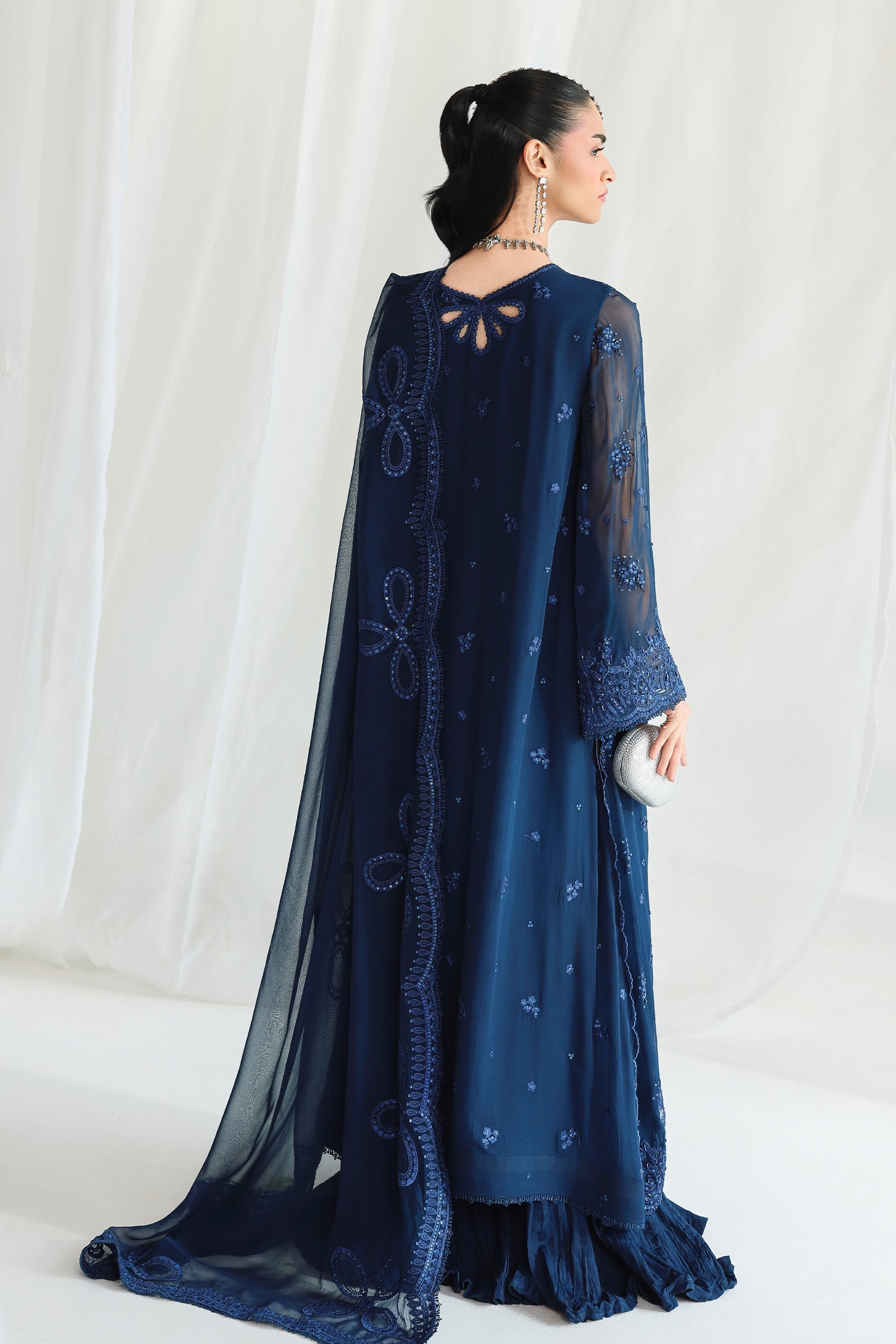 Qalamkar Qcc-02 Shireen Qalamkar | Chiffon '26 Pret image 8
